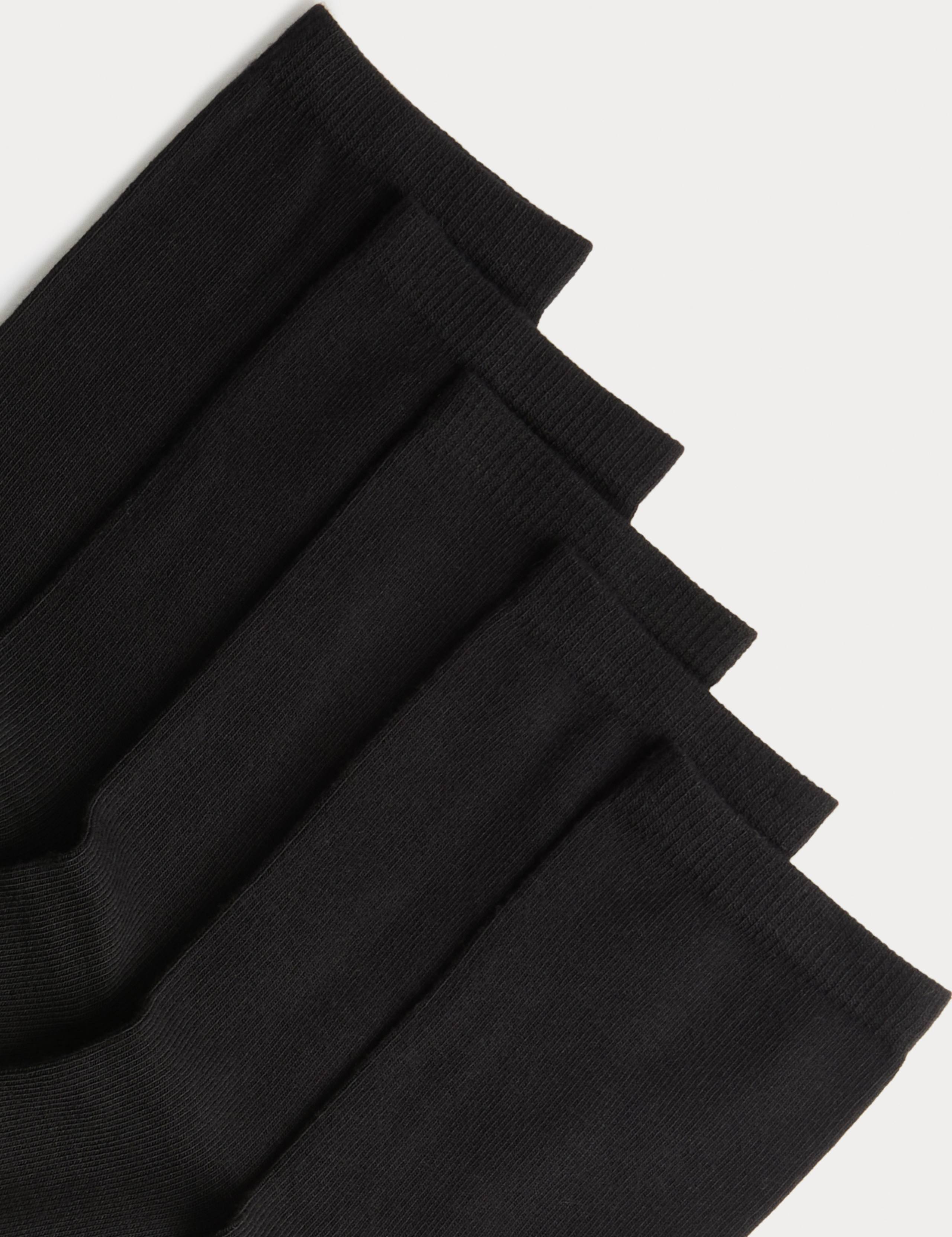 5pk Super Soft Colour Block Ankle High Socks 2 of 2