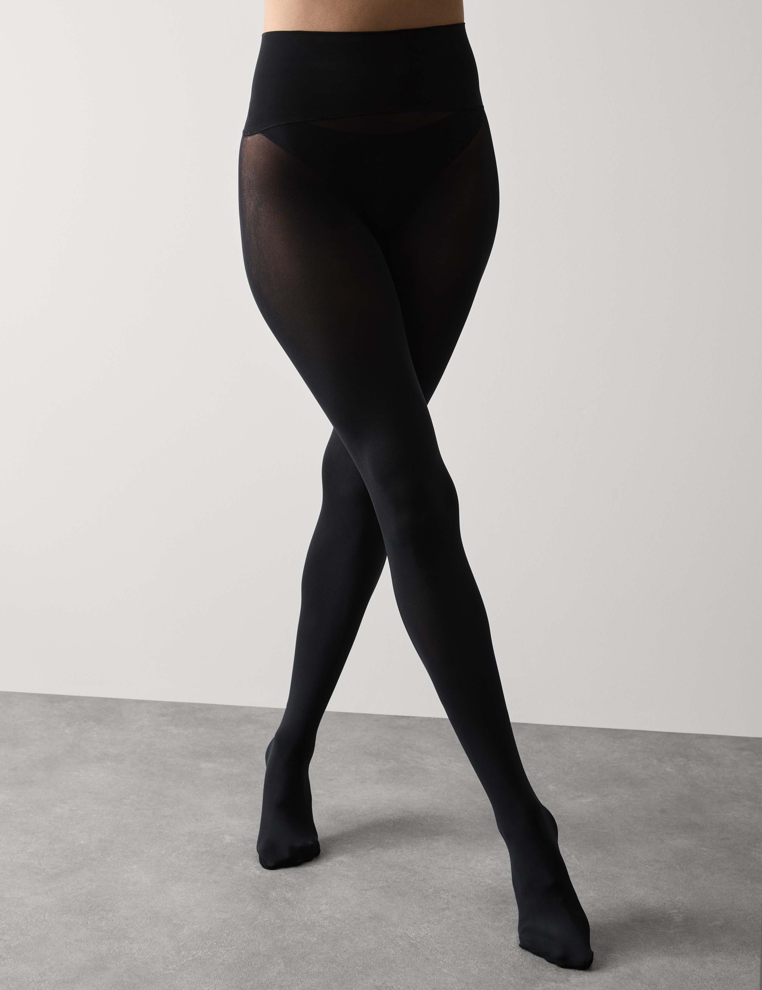 40 Denier Soft Luxe Seamless Opaque Tights 3 of 5
