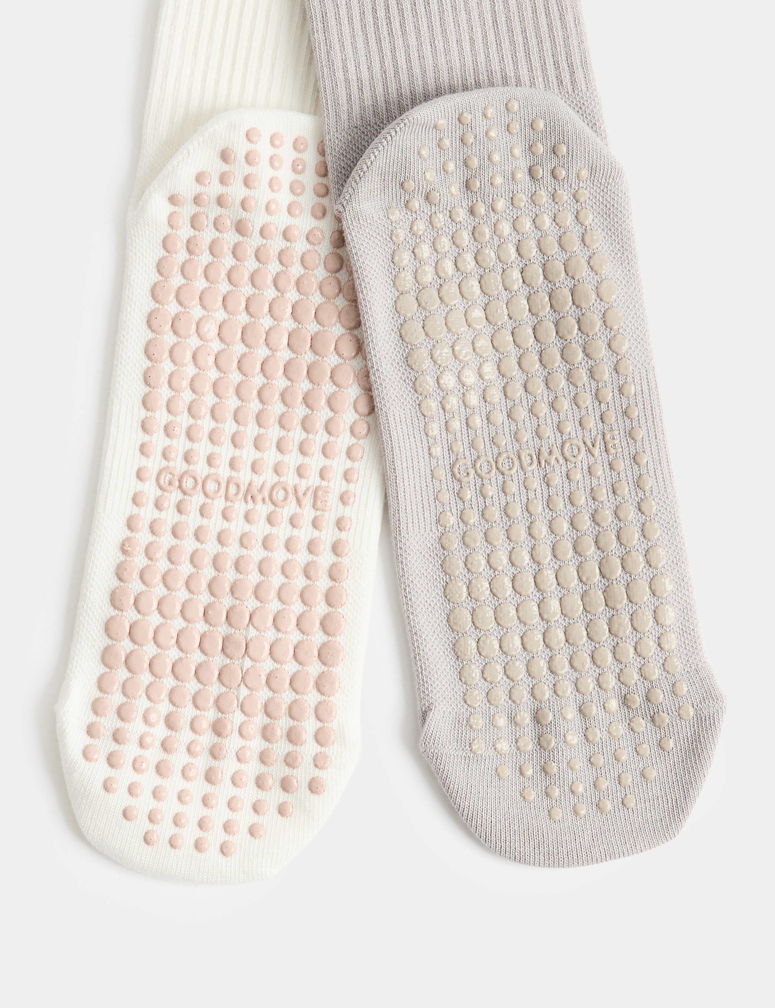2 Pack Cotton Rich Striped Ankle High Socks 2 of 2
