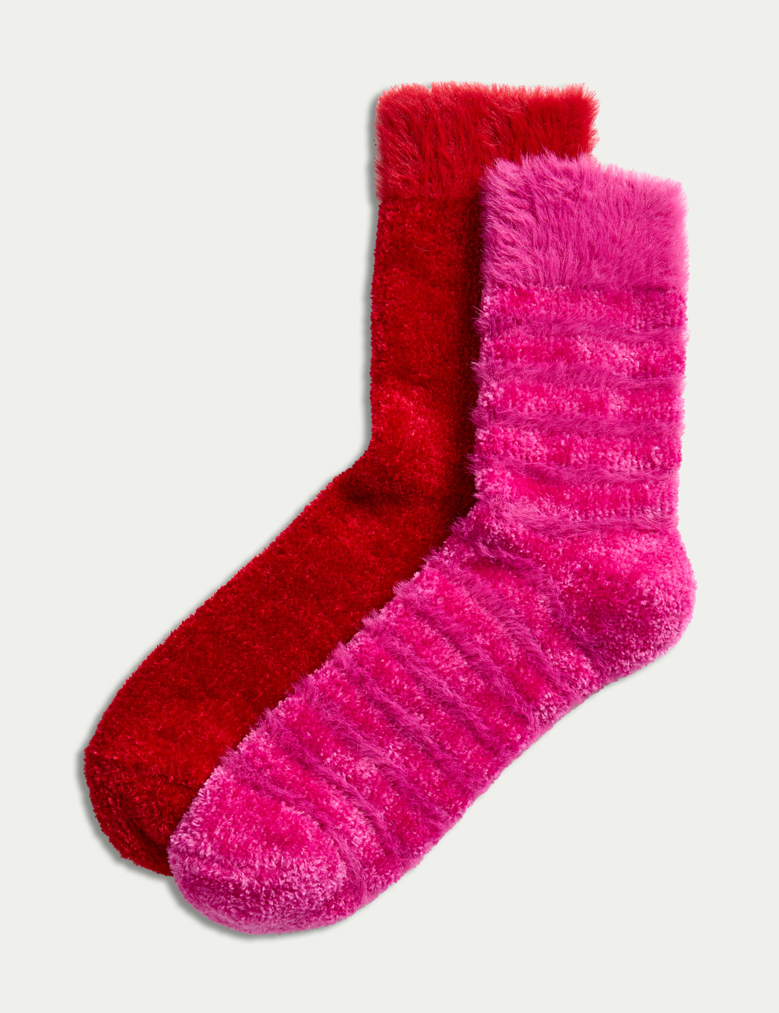 2pk Velvet Ankle High Socks 1 of 2