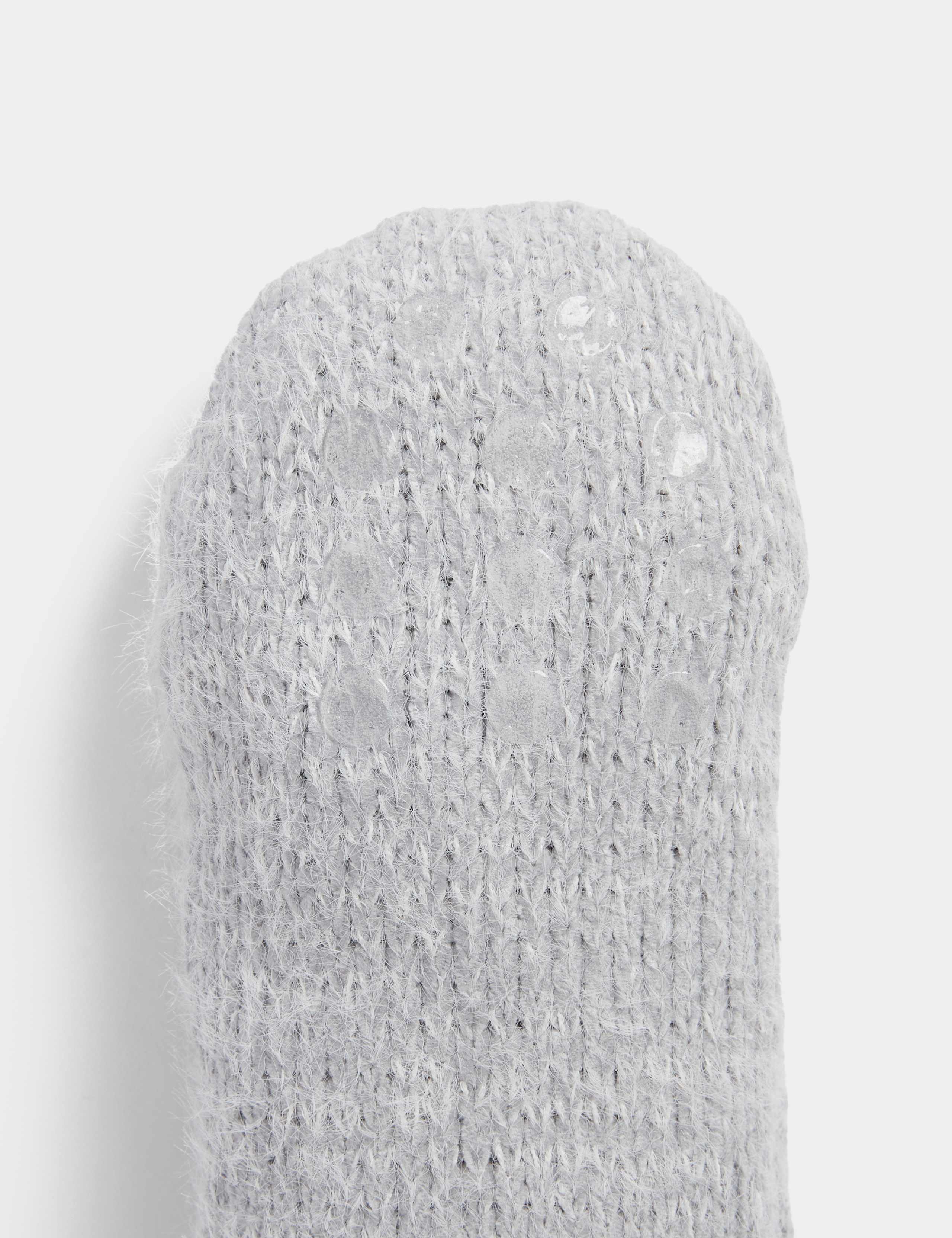 Cable Knit Low Cut Slipper Socks 2 of 3