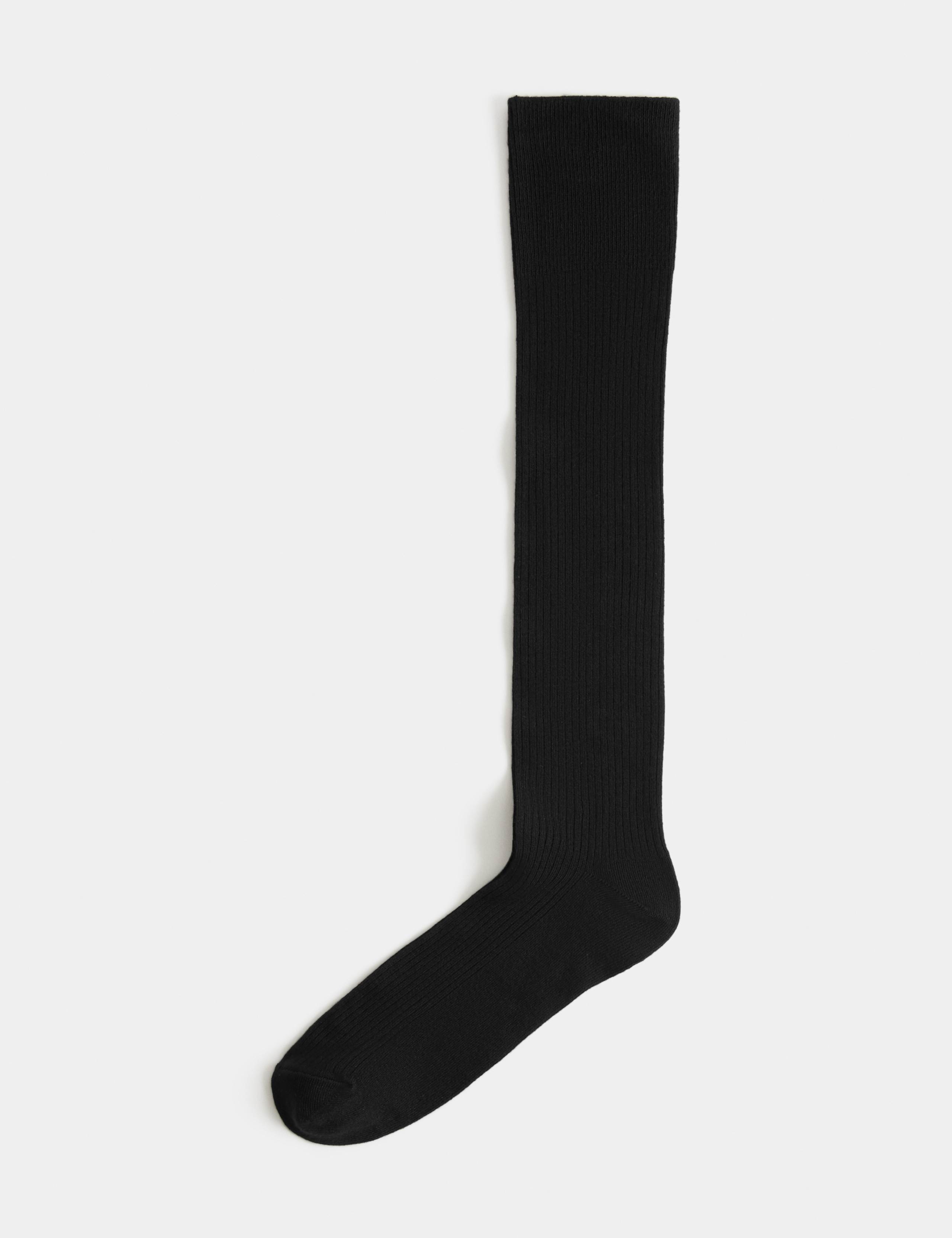 Supersoft Ribbed Knee High Socks 1 of 1