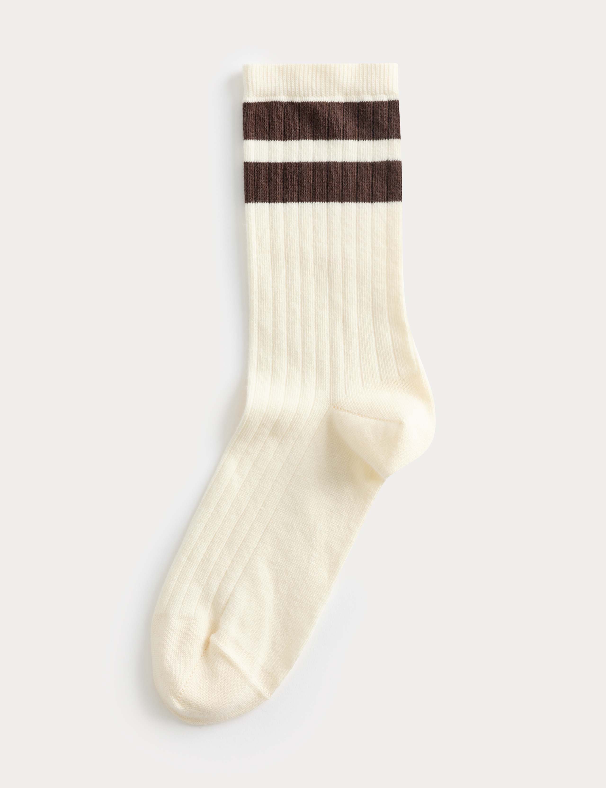 Cotton Rich Sporty Stripe Crew Socks 1 of 1