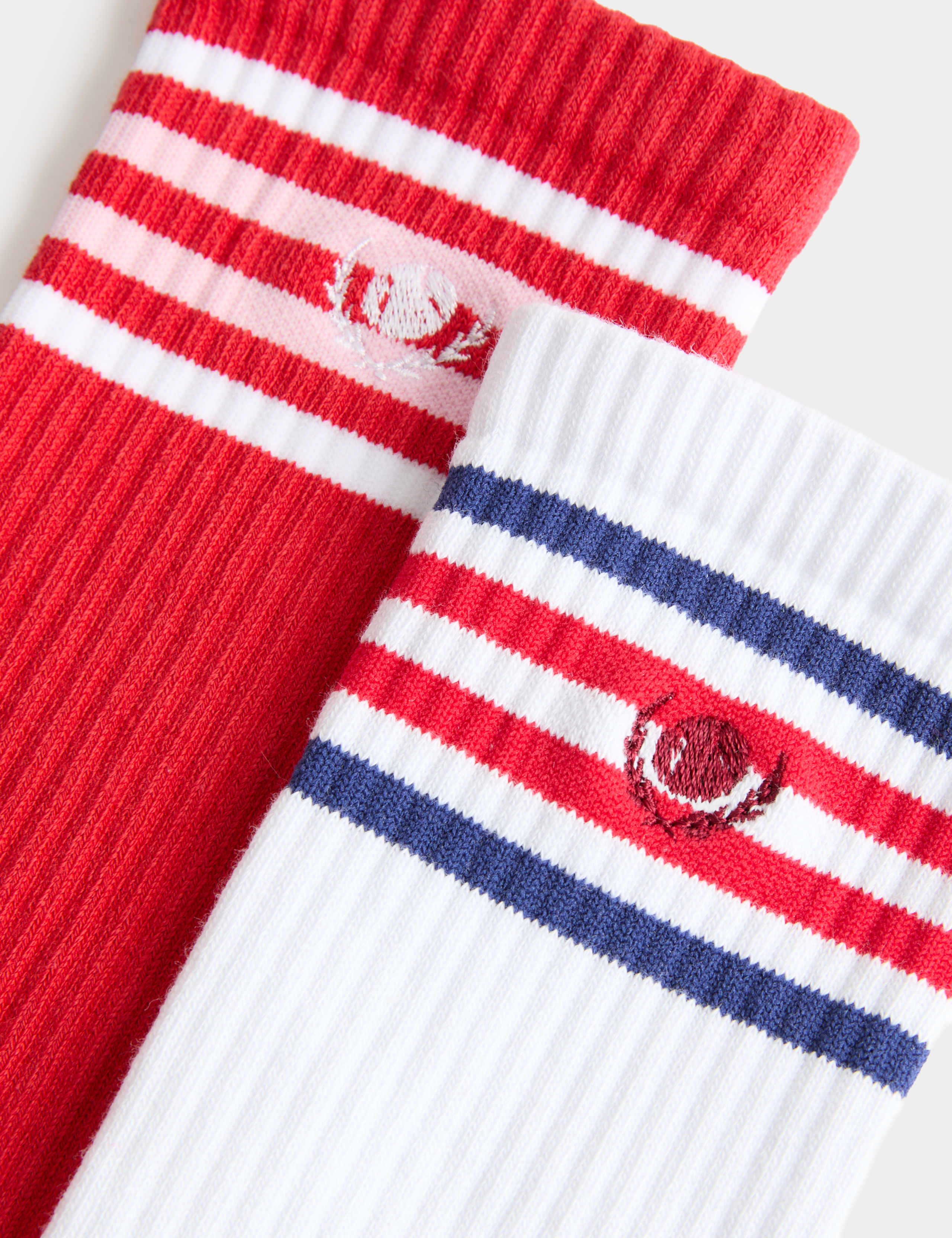 2 Pack Cotton Rich Sporty Crew Socks 5 of 5