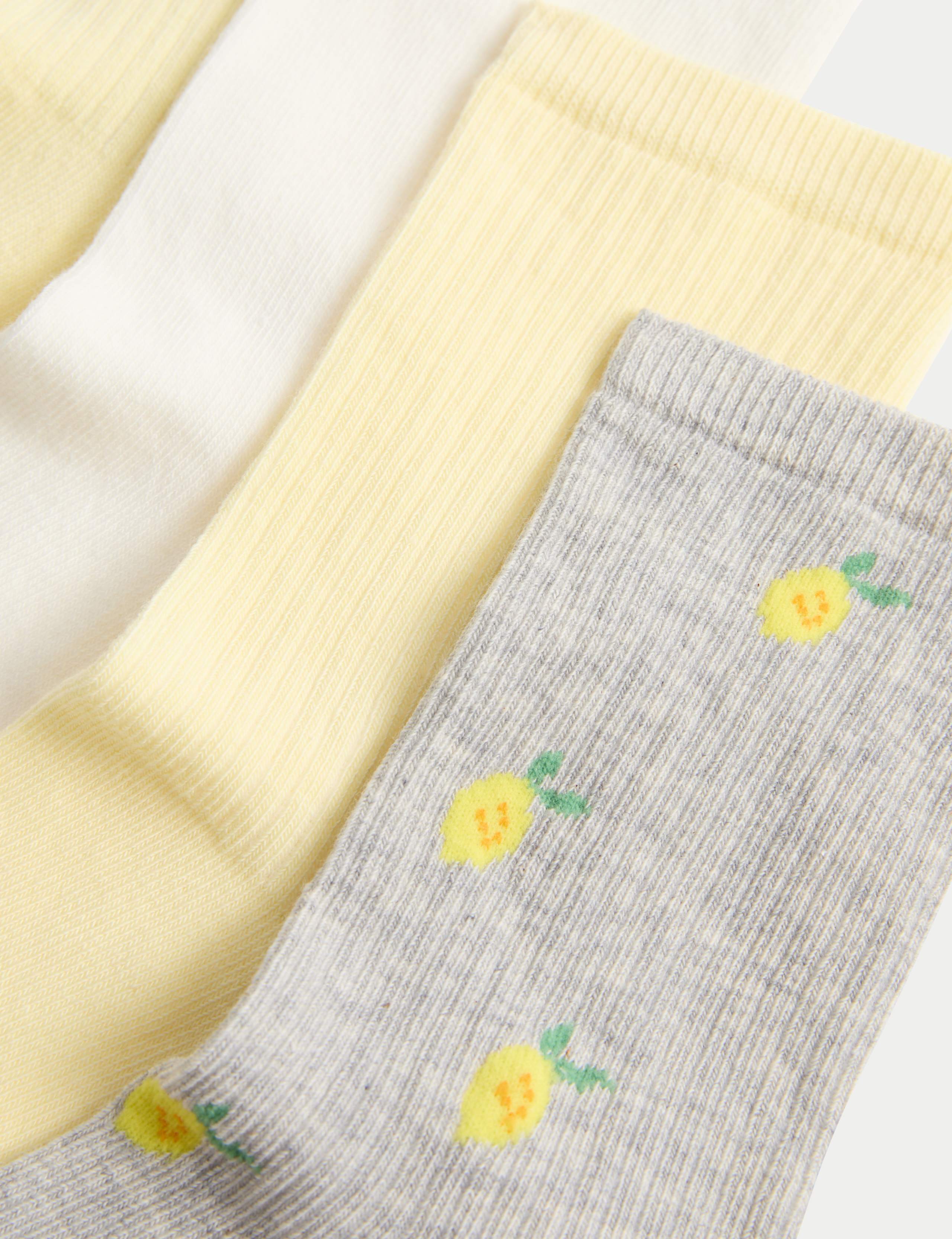 5 Pack Cotton Rich Crew Socks 2 of 2