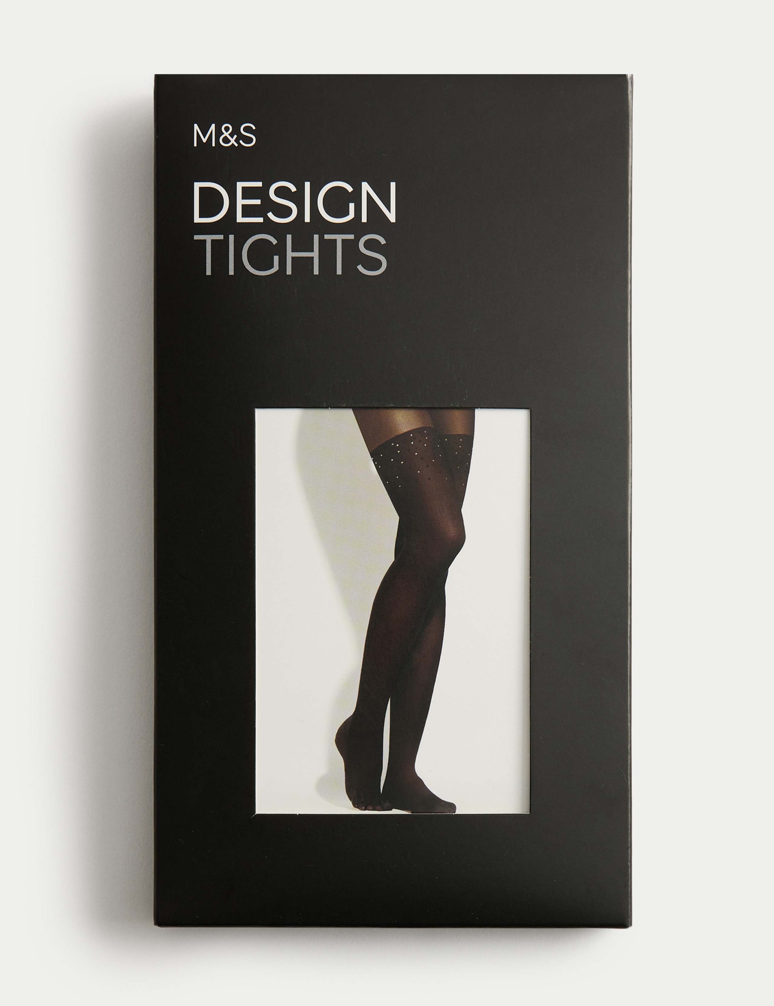 Embellished Opaque Mock Stockings 2 of 6
