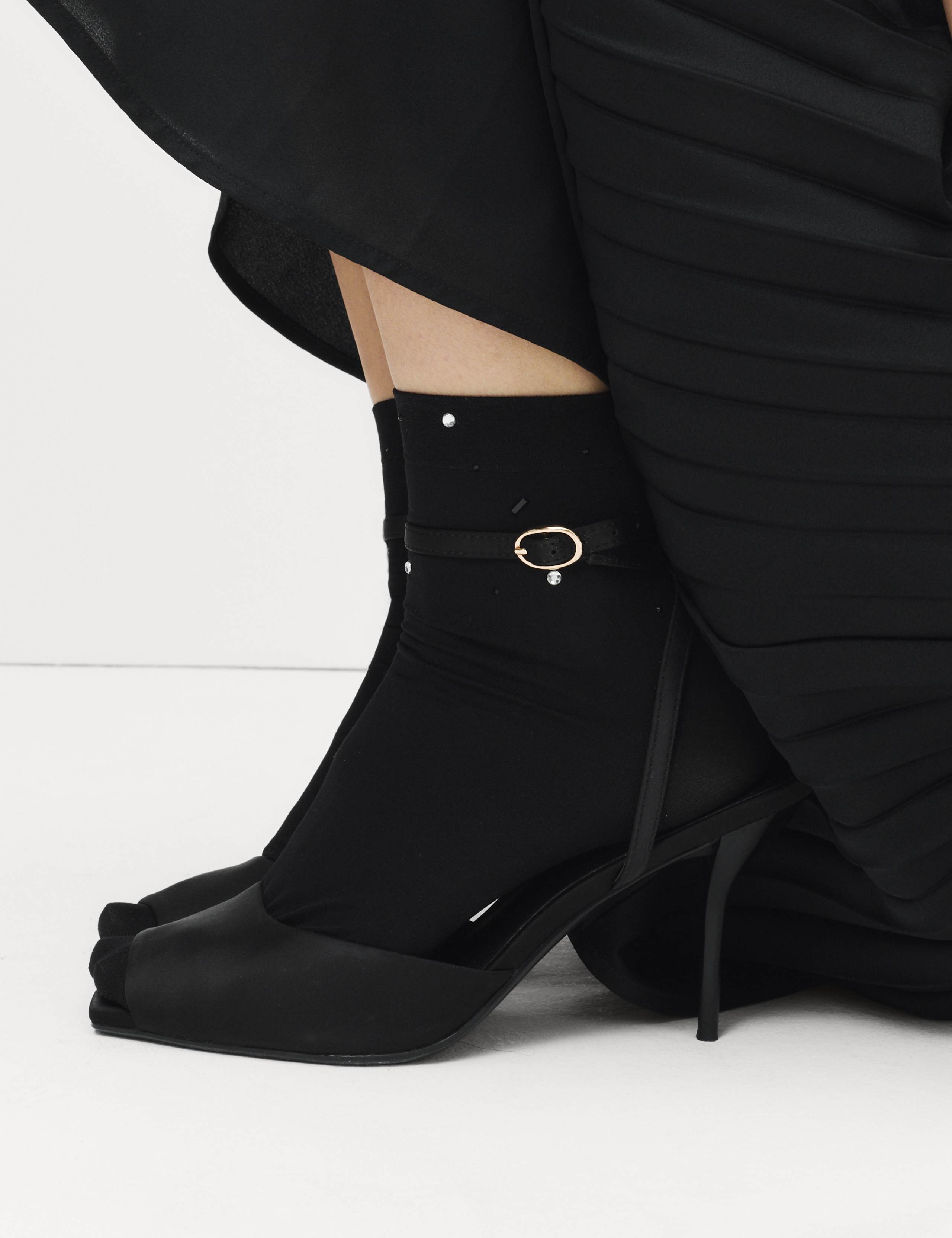 Diamante Embellished Ankle Highs 4 of 6