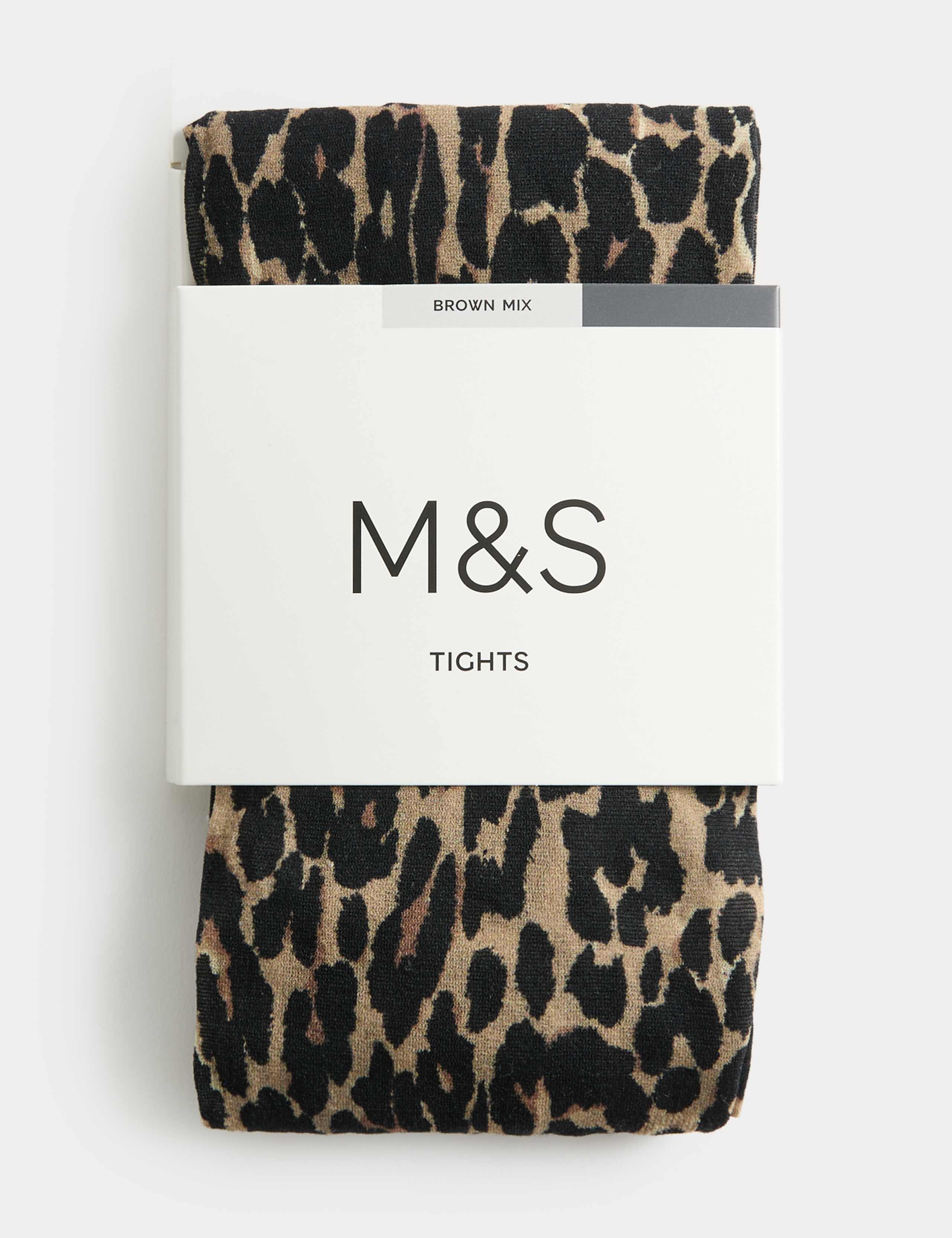 Animal Print Sheer Tights 2 of 5