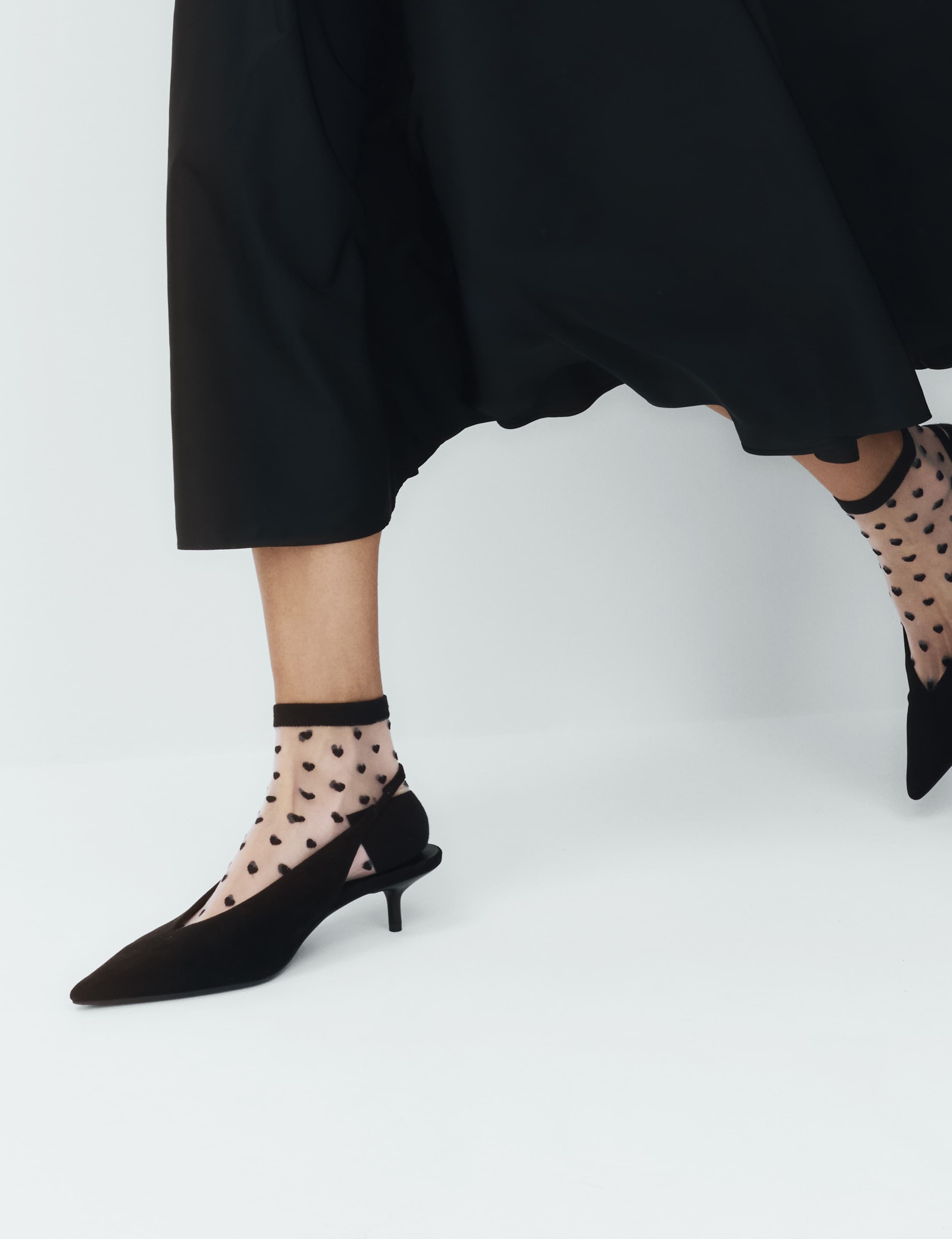 Sheer Heart Ankle High Socks 3 of 4