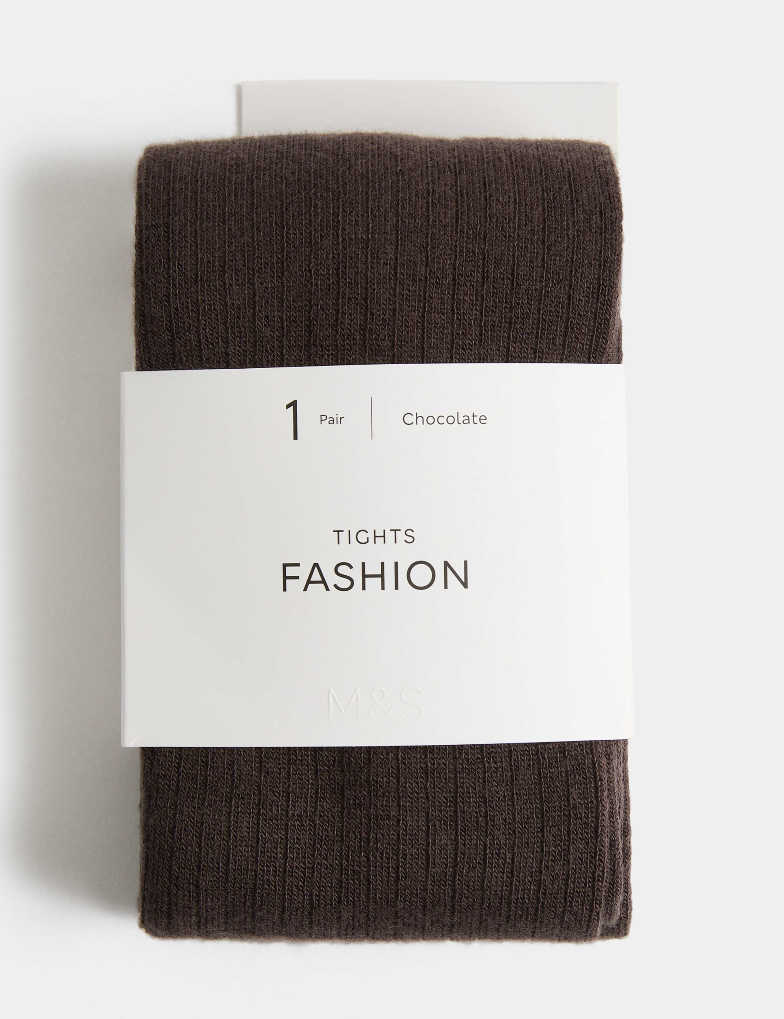 Ribbed Opaque Tights 2 of 4