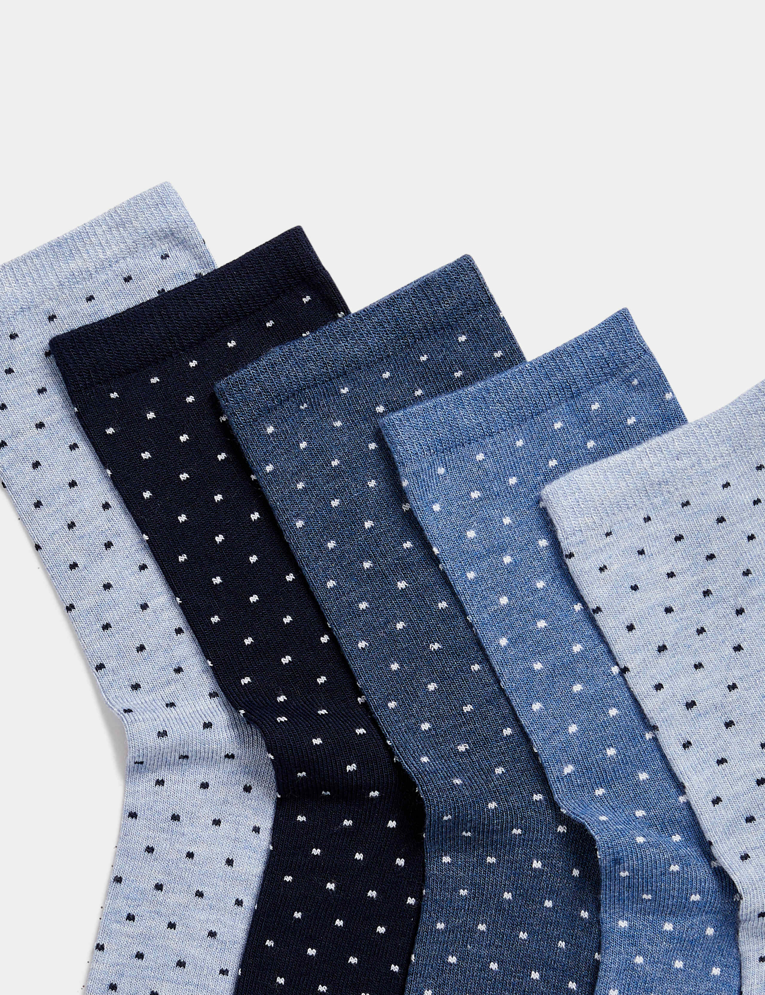 5pk Seamless Toes Ankle High Socks 2 of 2