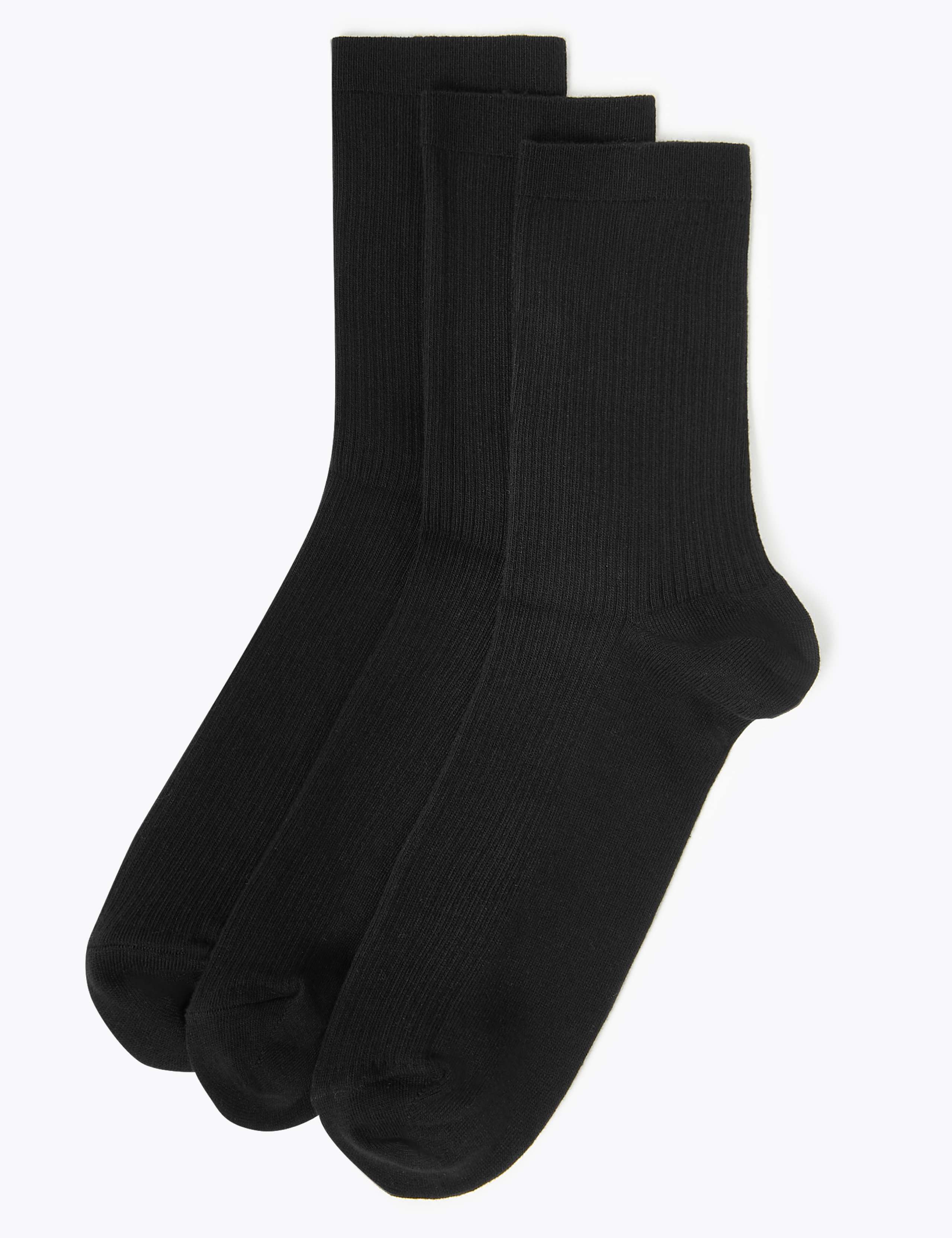 3pk Non Marking Ankle Socks 1 of 2