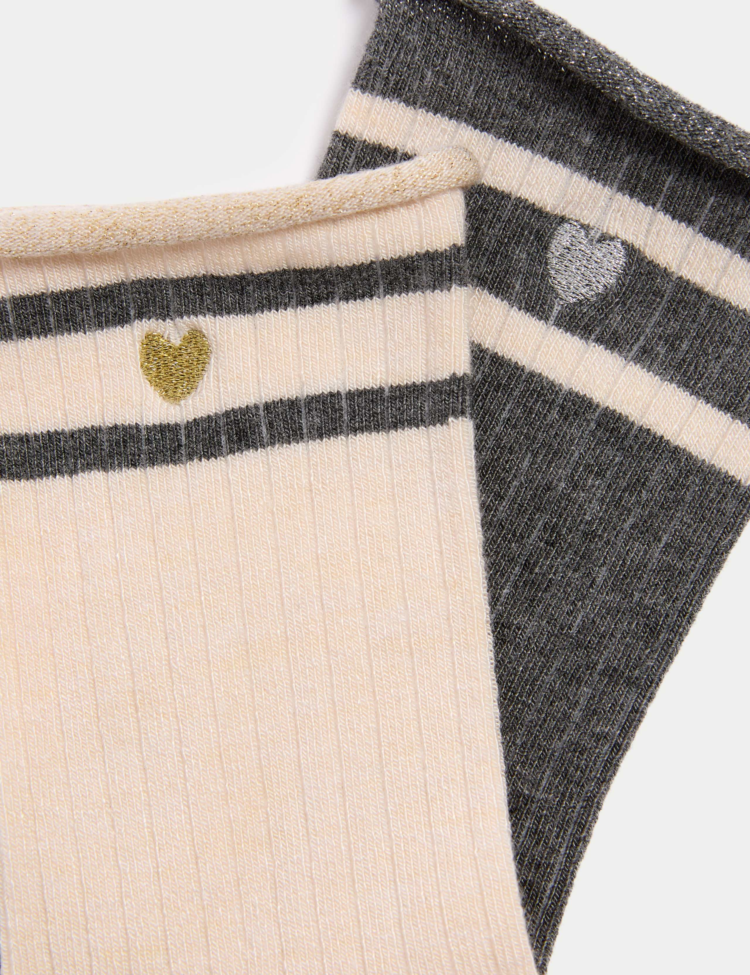 2pk Sumptuously Soft™ Ankle High Socks 2 of 2