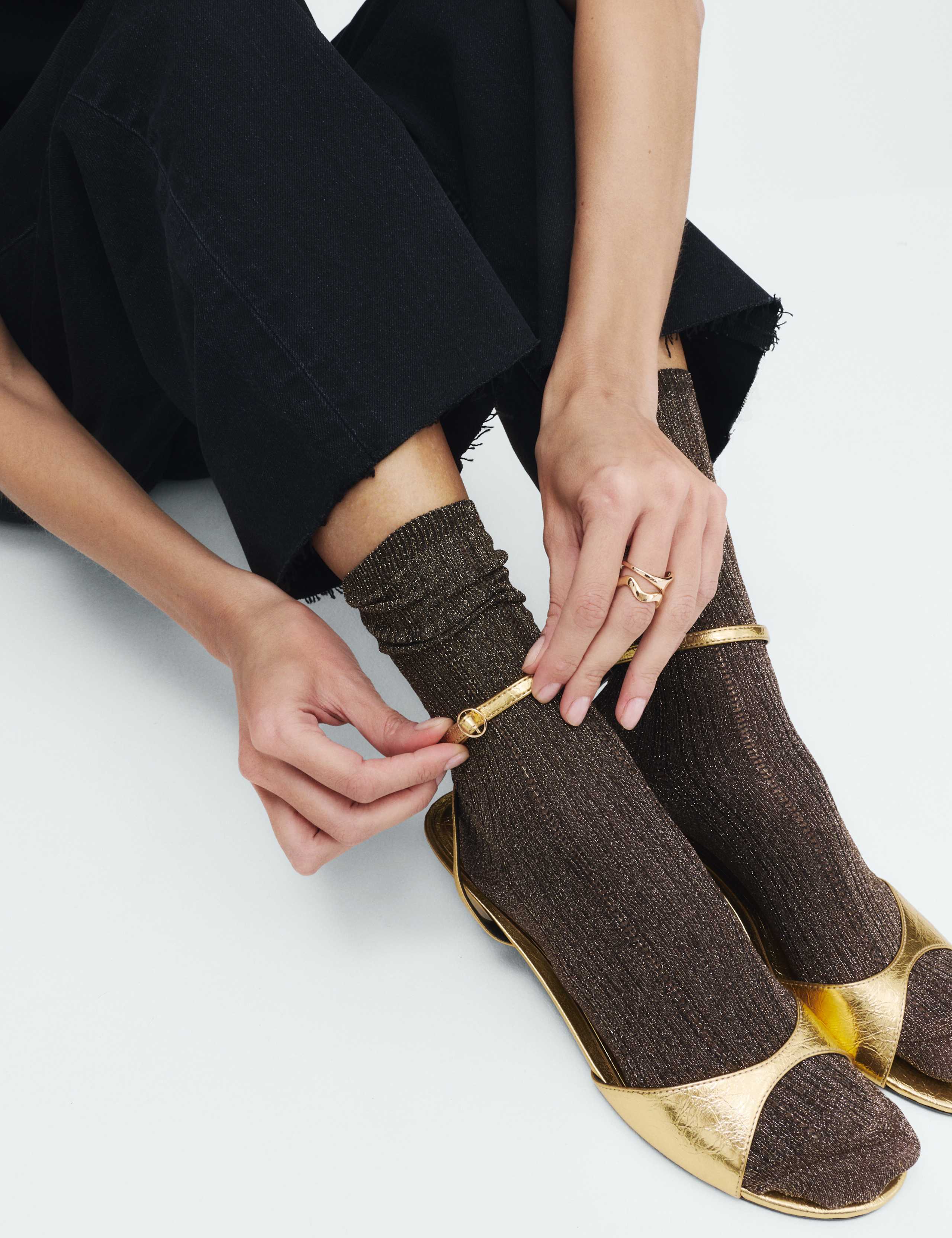 Sparkle Crew Socks 3 of 4