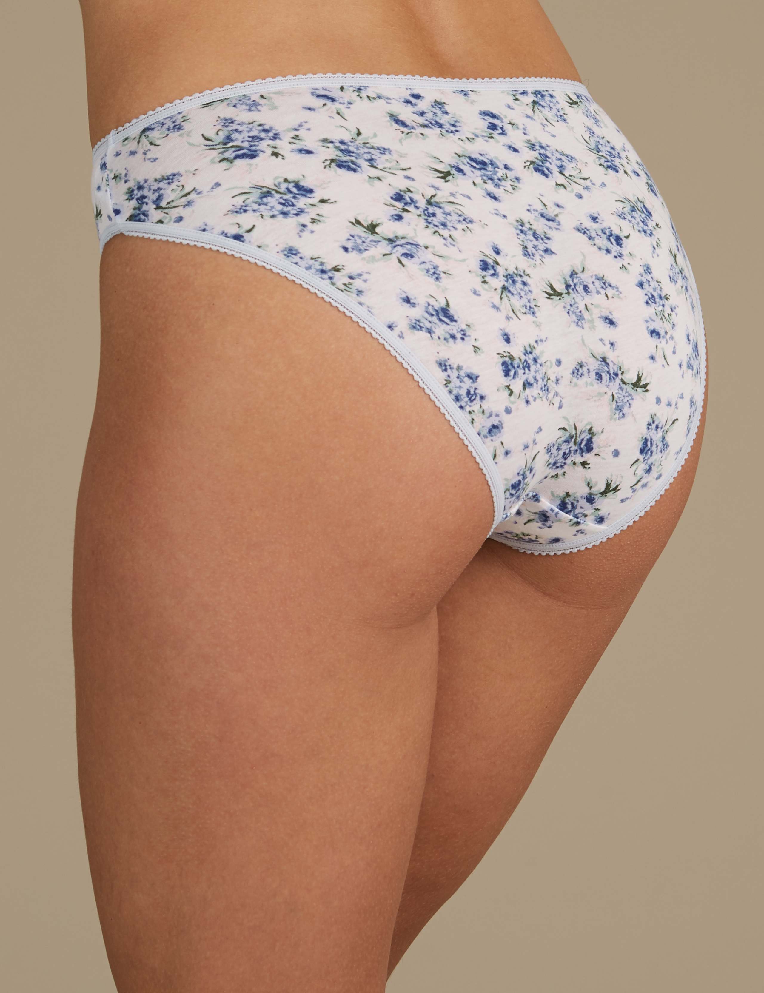 5 Pack Pure Cotton High Leg Knickers 4 of 4