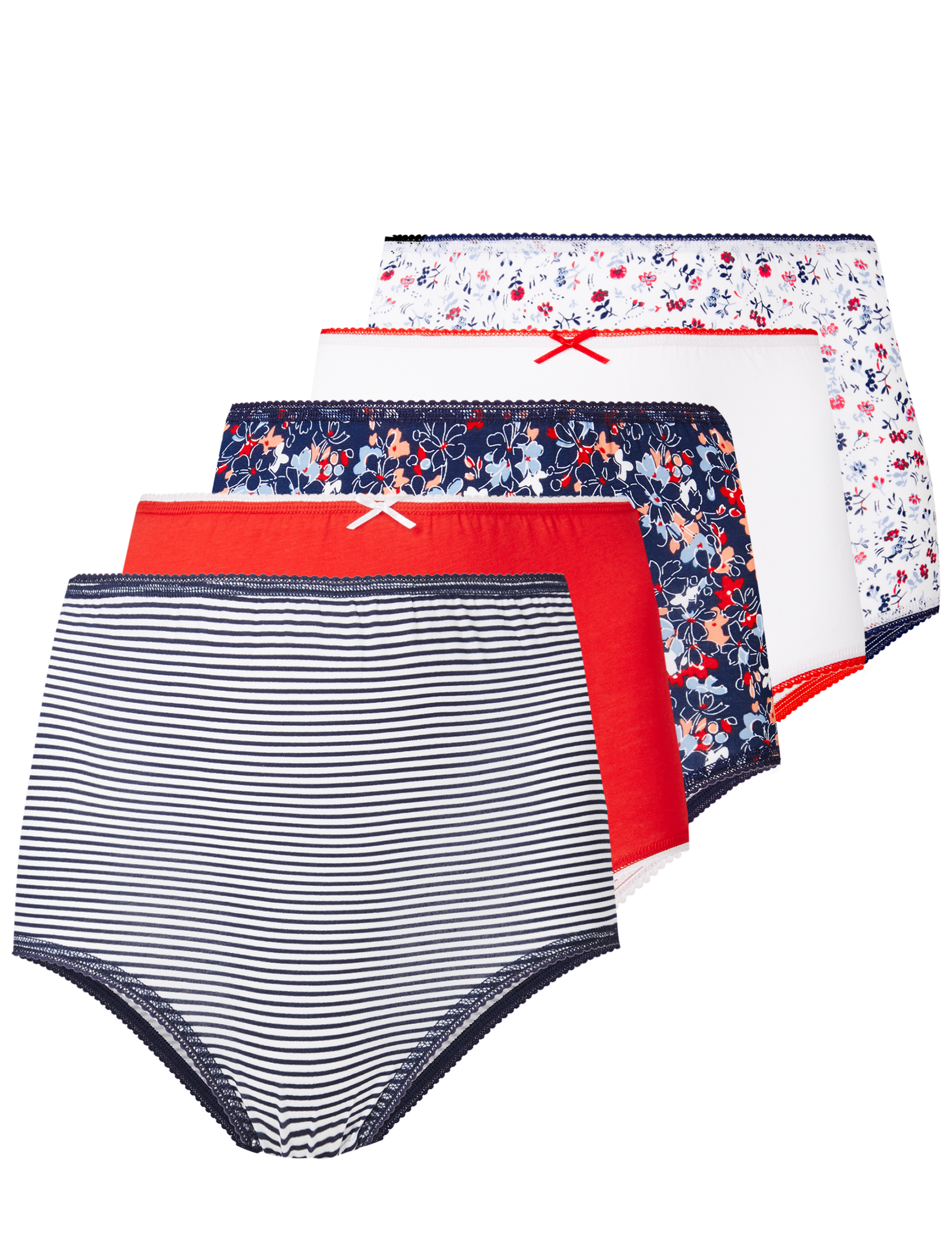 5 Pack Cotton Rich Full Briefs 4 of 4