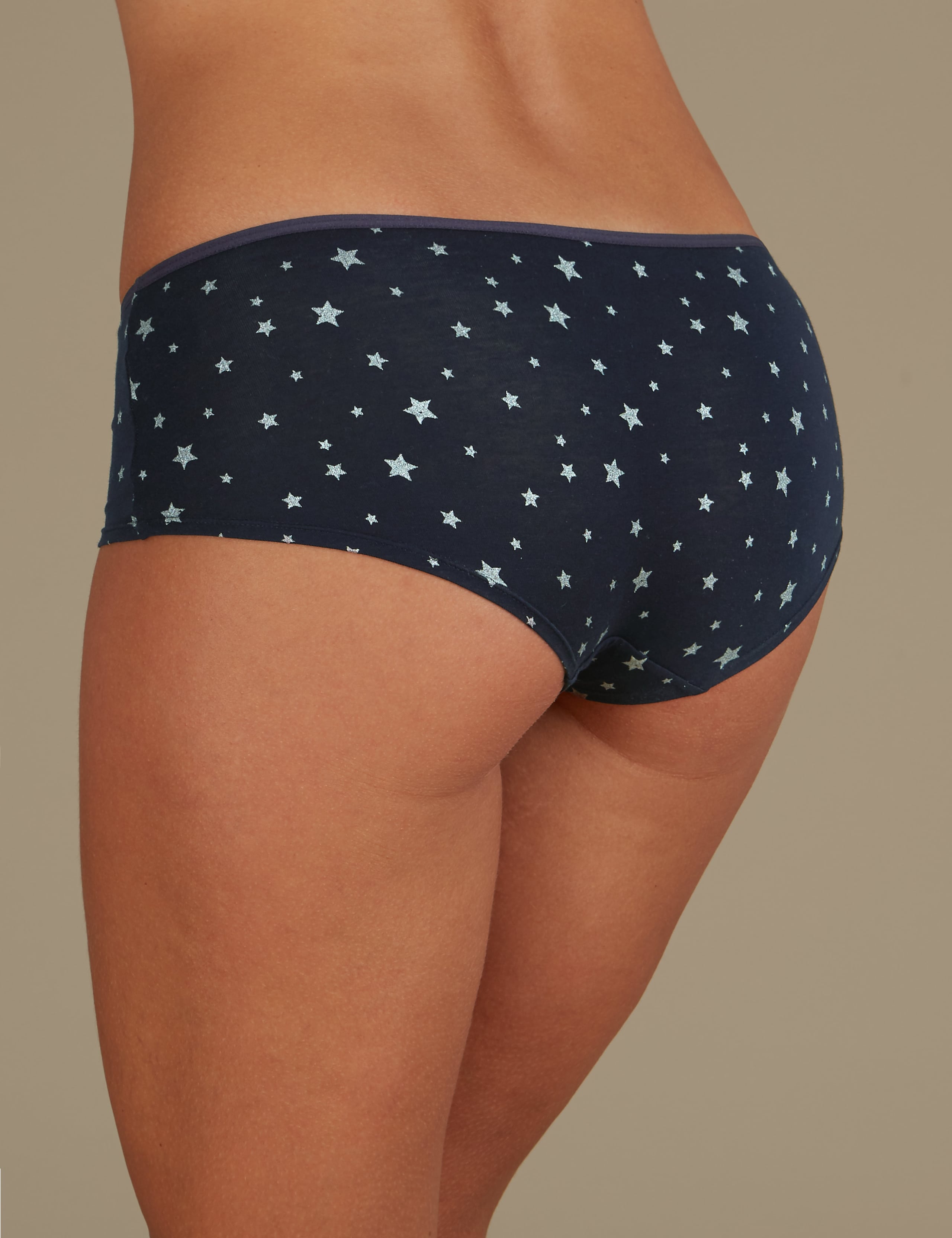 5 Pack Cotton Rich Short Knickers 4 of 4