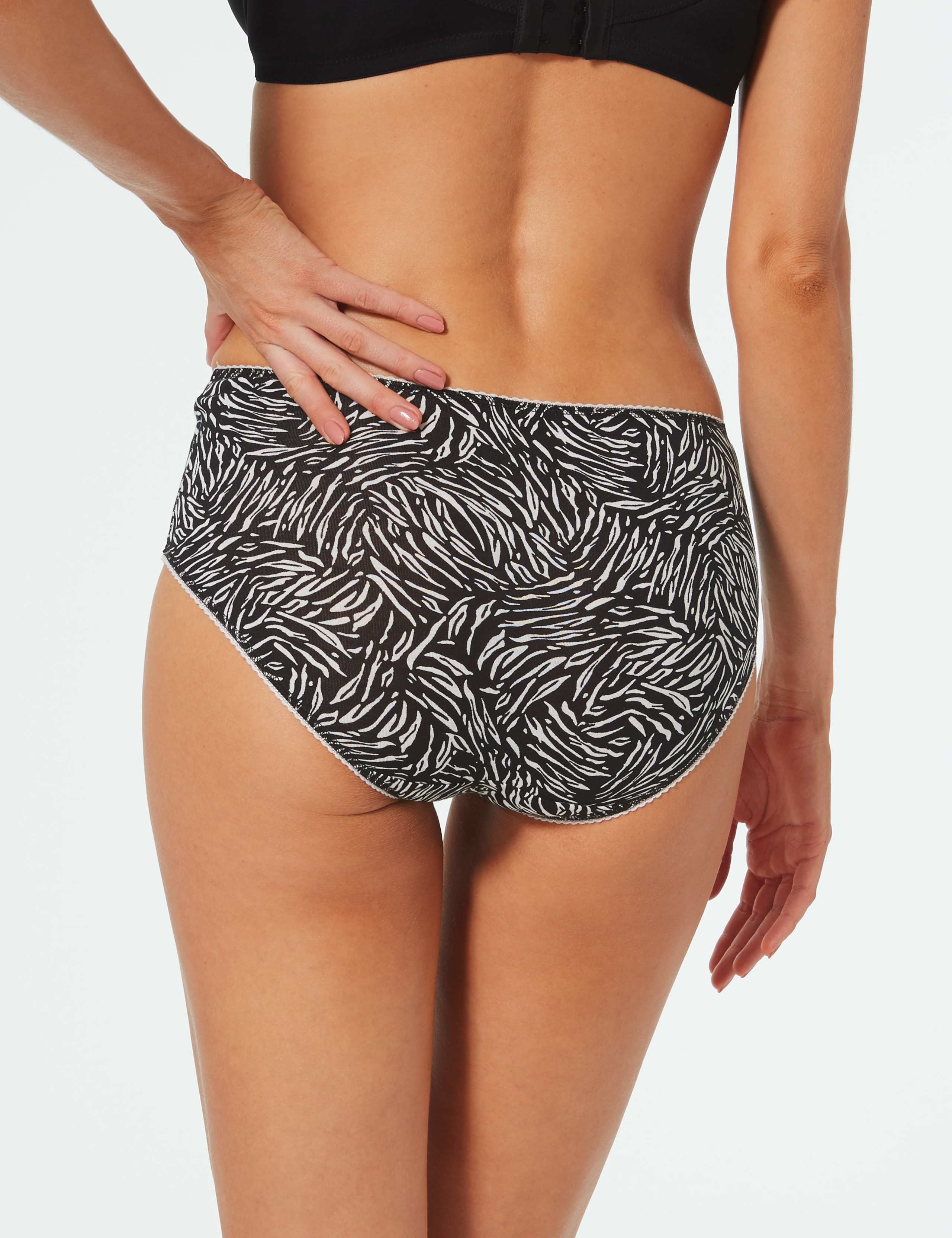 5 Pack Cotton Rich Midi Knickers 4 of 4