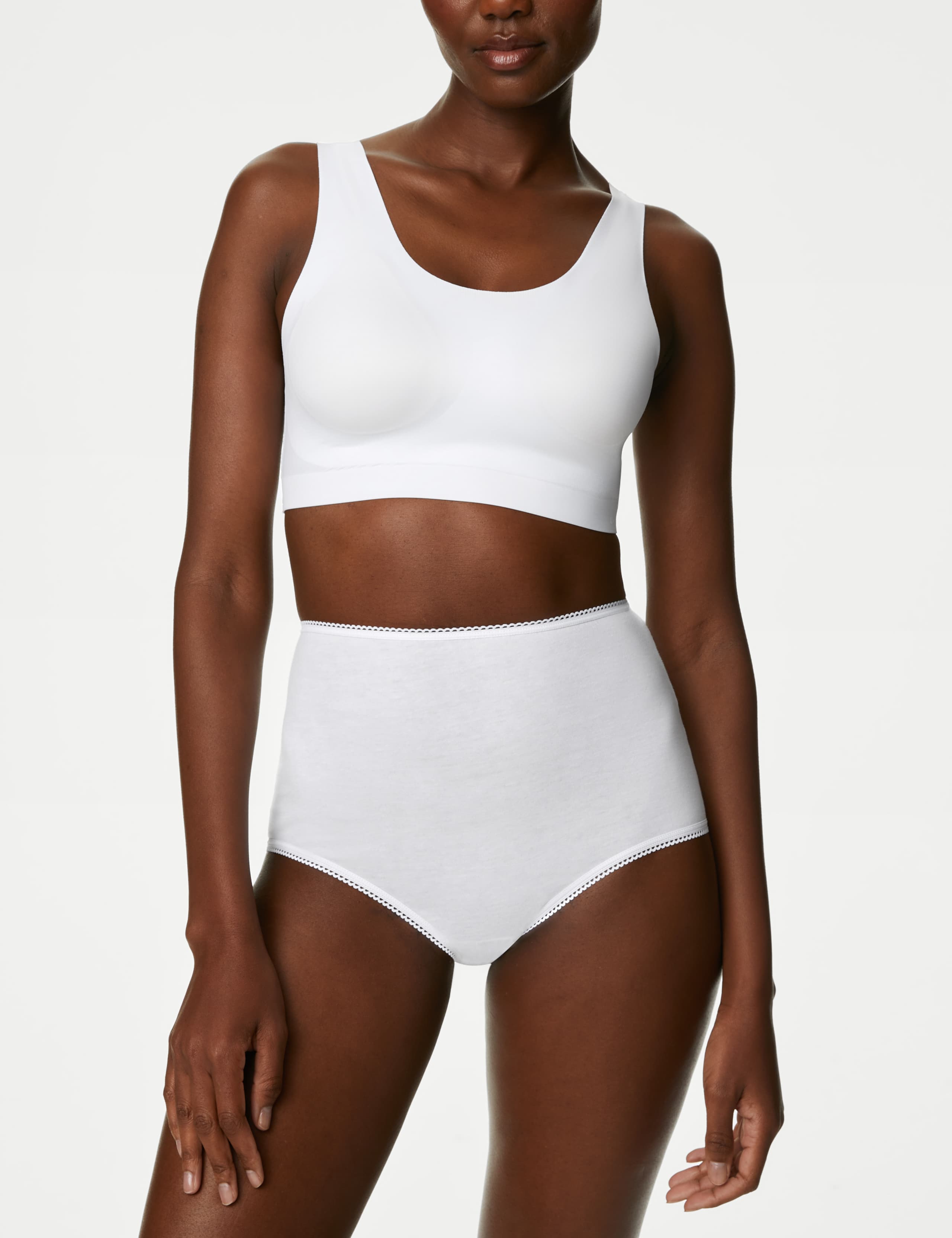 4pk Pure Cotton Full Briefs 4 of 8