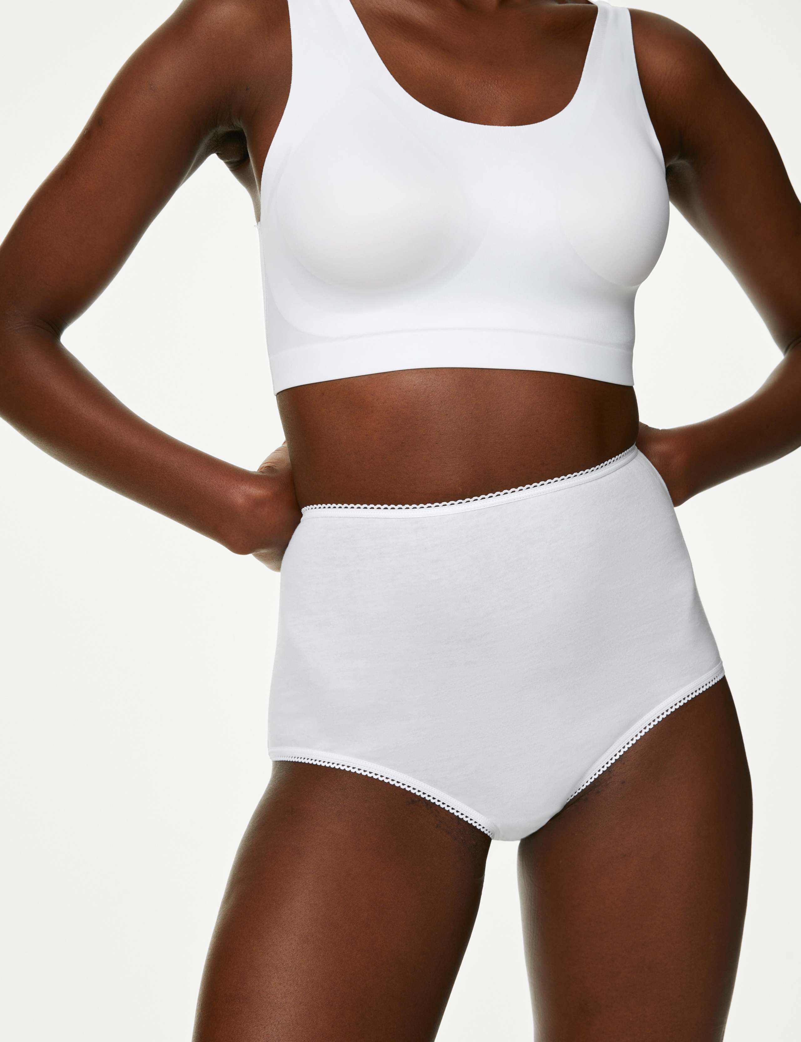 4pk Pure Cotton Full Briefs 2 of 8