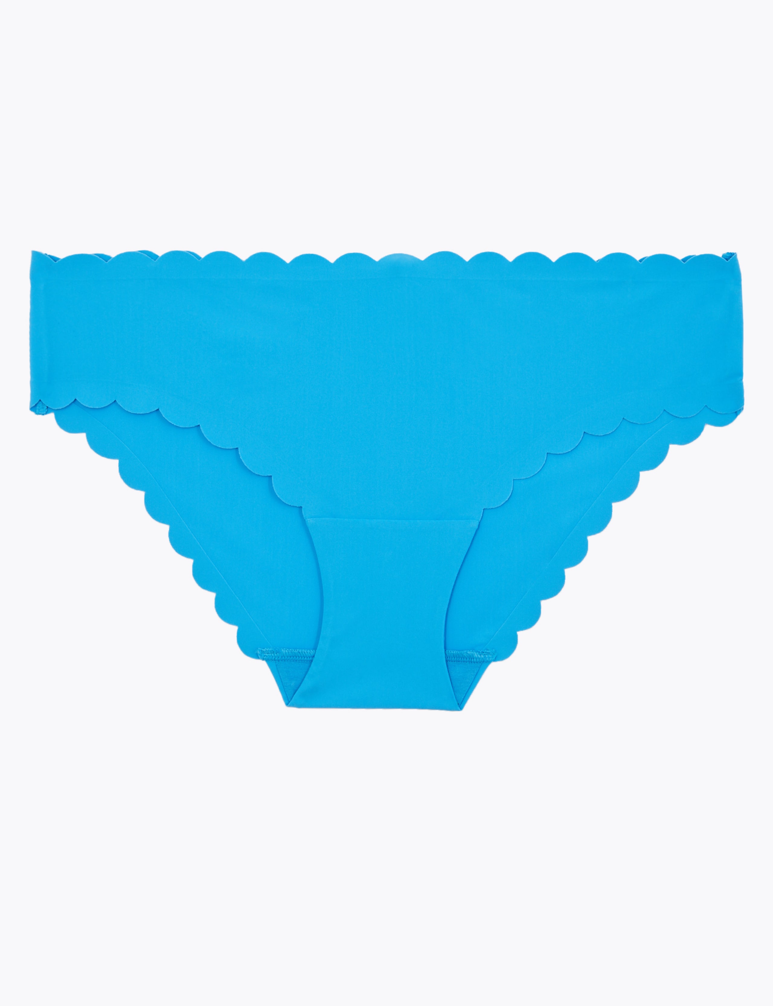 Scallop Freecut Trim Brazilian Knickers 1 of 1