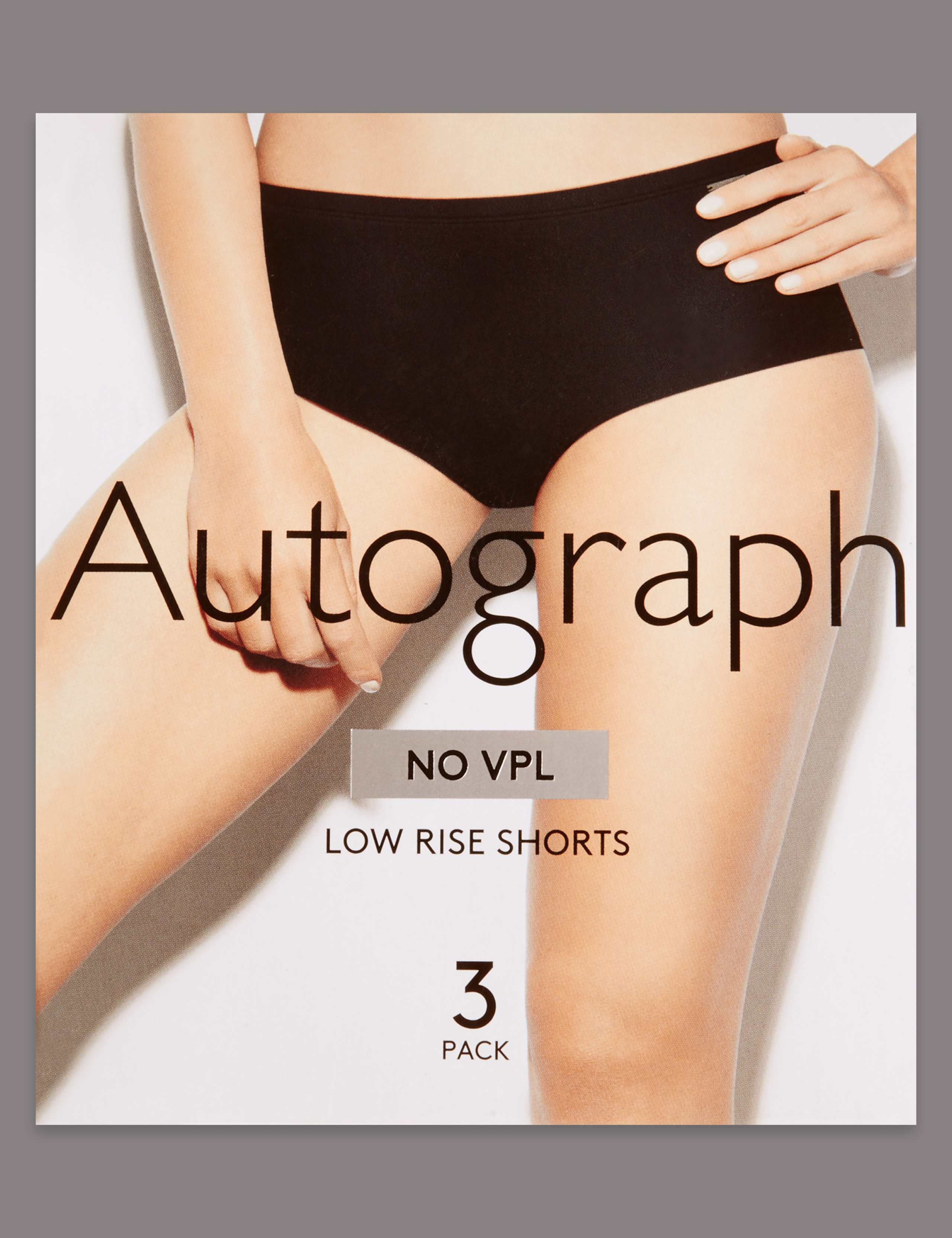 3 Pack No VPL Low Rise Shorts 4 of 5