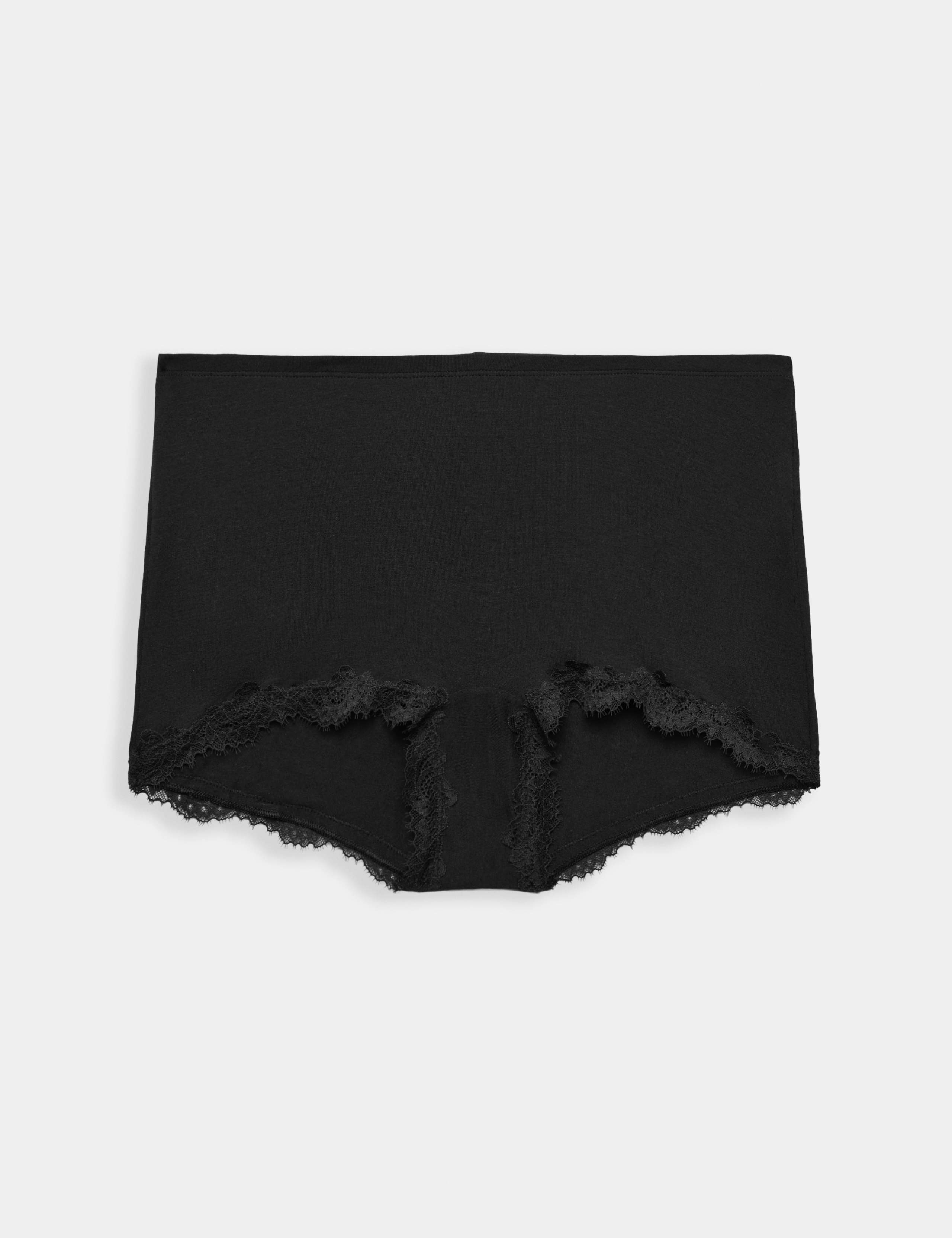 2 Pack Cashmere Blend Mid Rise Boy Shorts 2 of 4