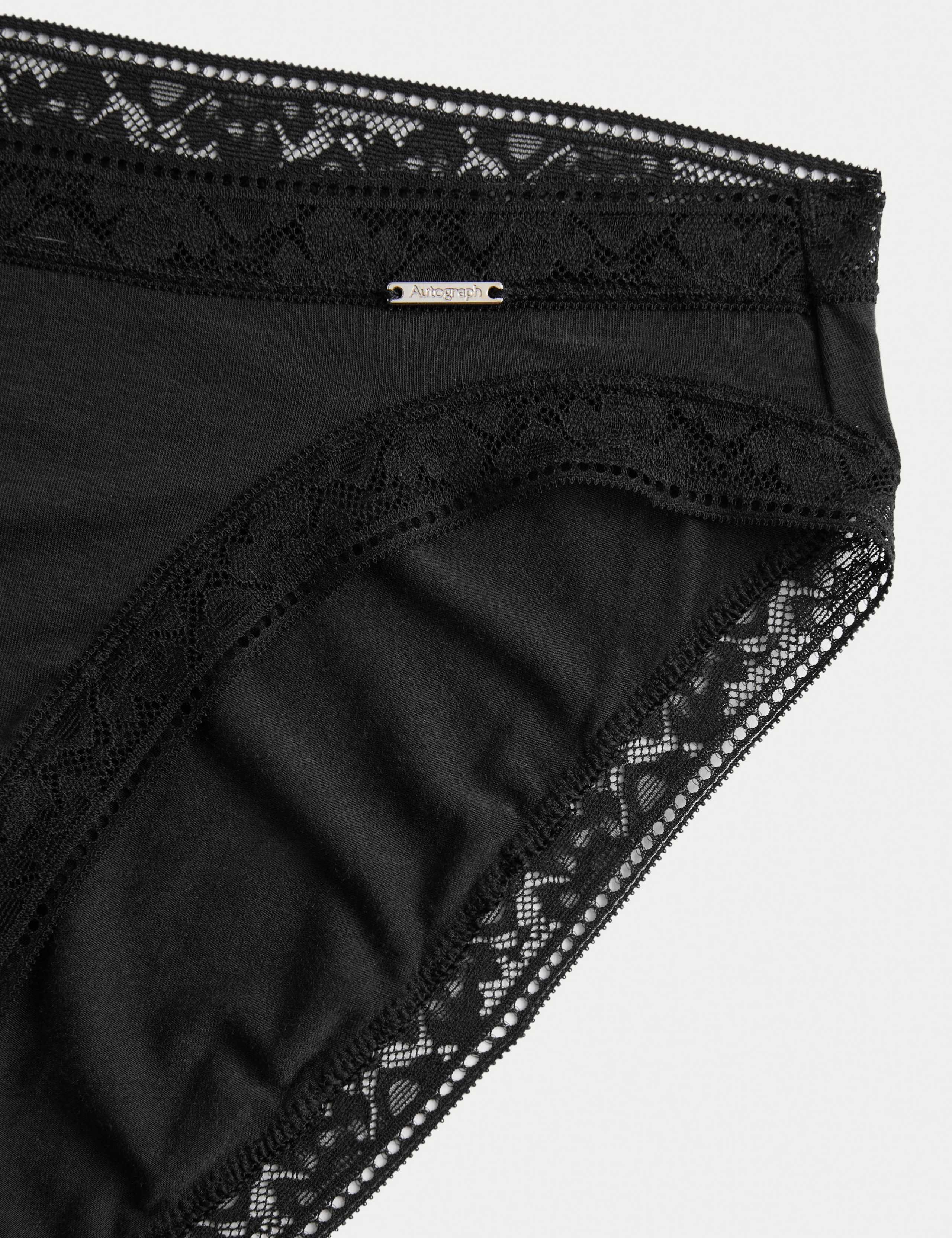 4pk Modal Rich with Silk High Leg Knickers 5 of 5
