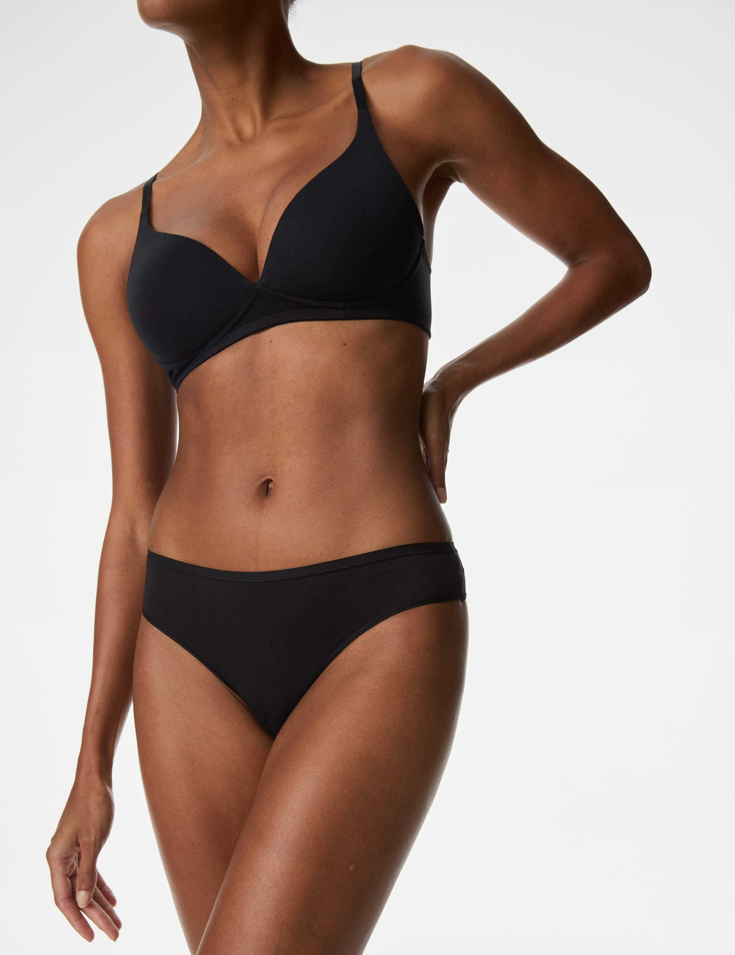 5pk No VPL Cotton Modal Brazilian Knickers 2 of 5