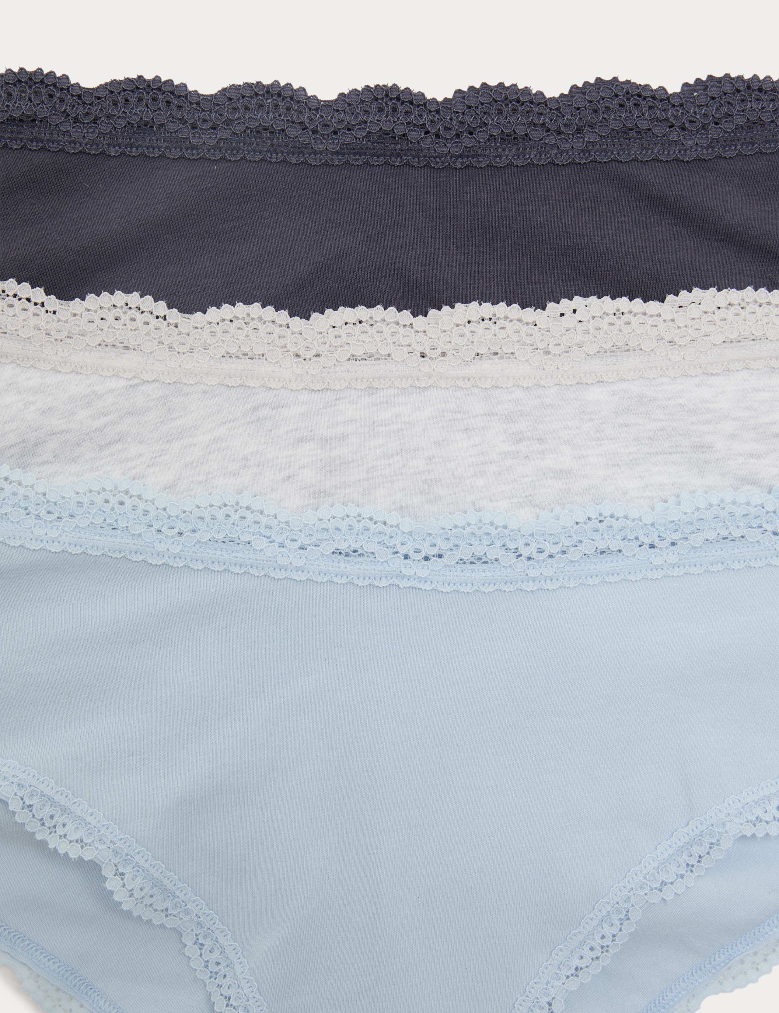 3pk Cotton Rich Hipster Knickers 5 of 5