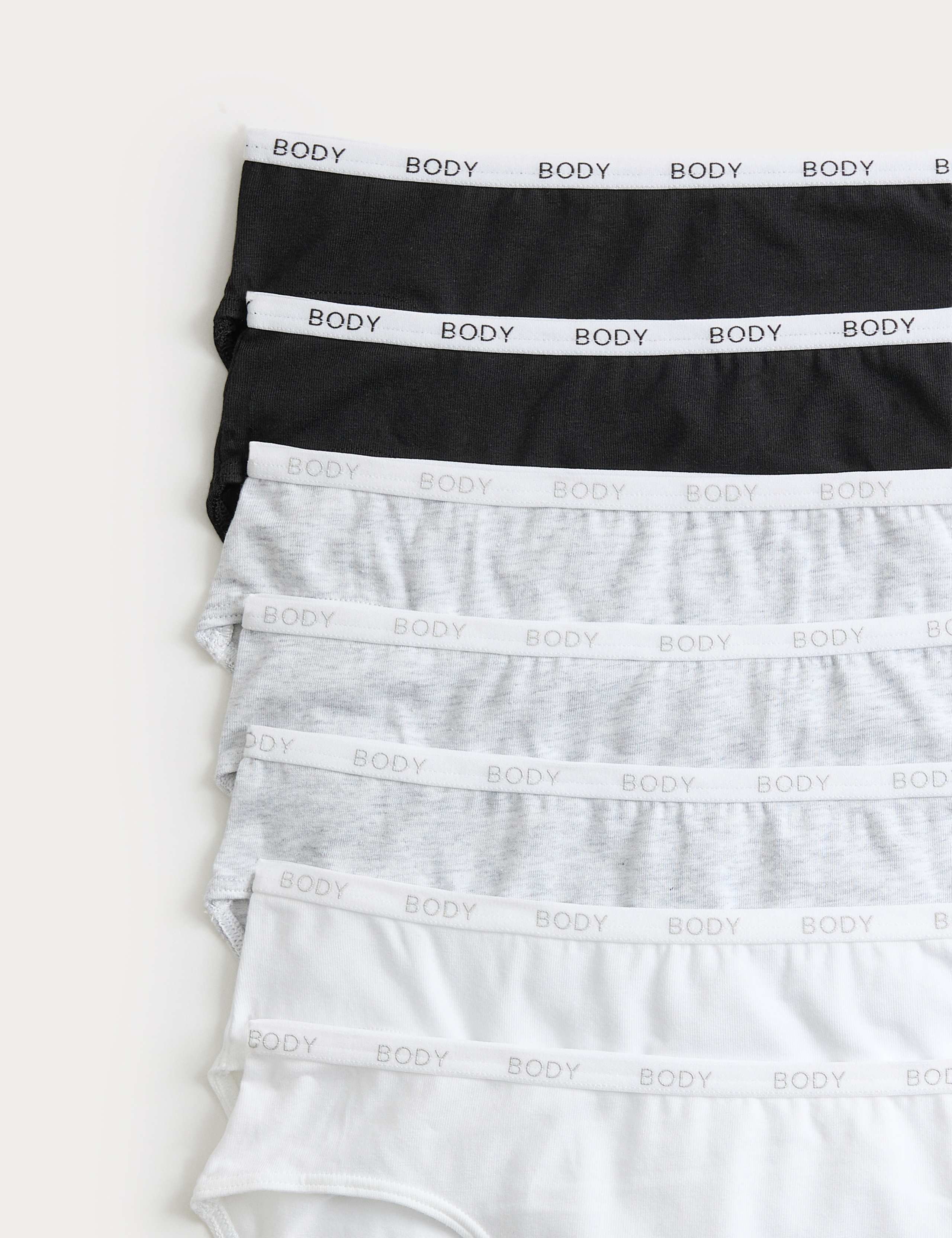 7 Pack Cotton Rich High Leg Knickers 5 of 5