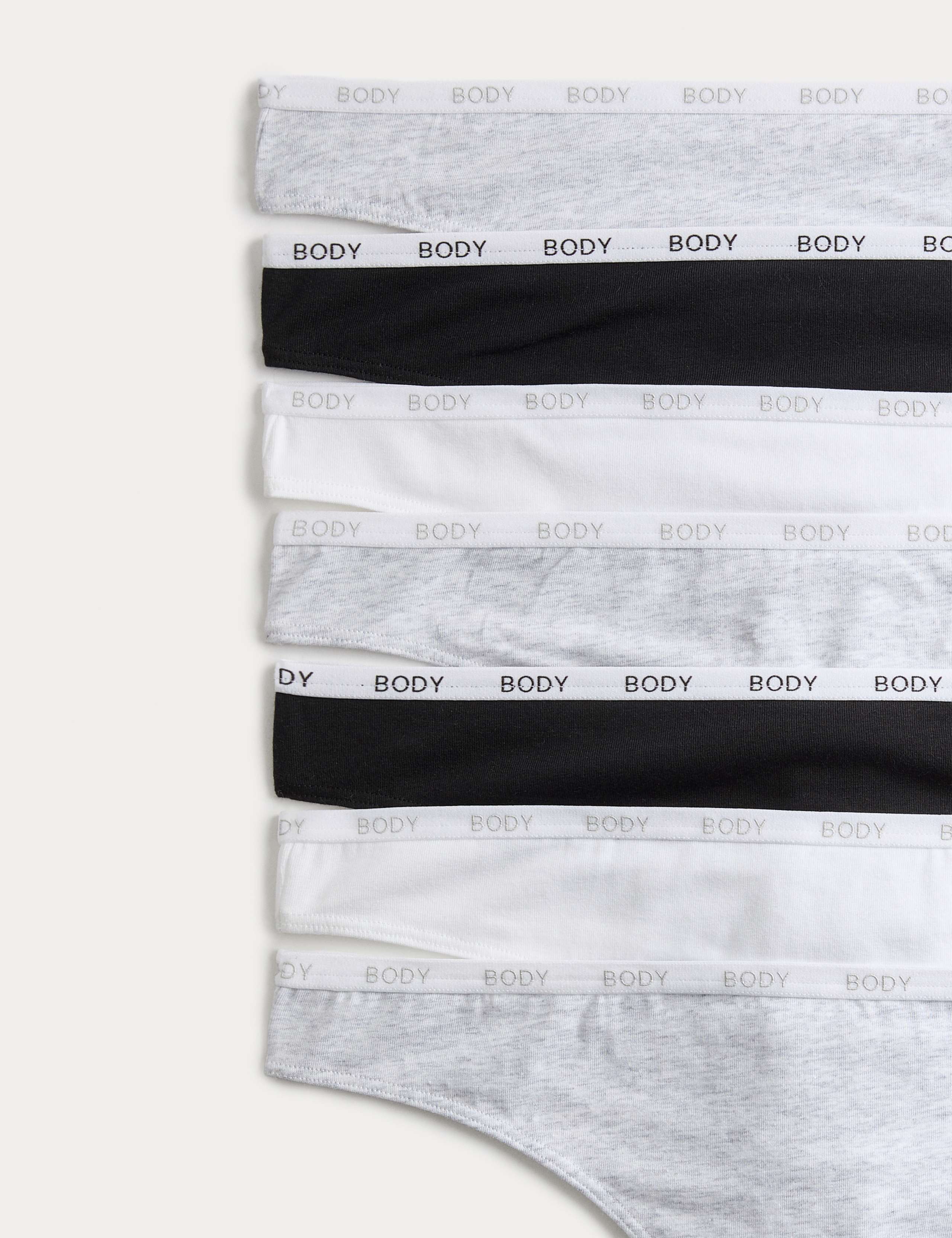 7 Pack Cotton Rich Logo Waistband Thongs 5 of 5