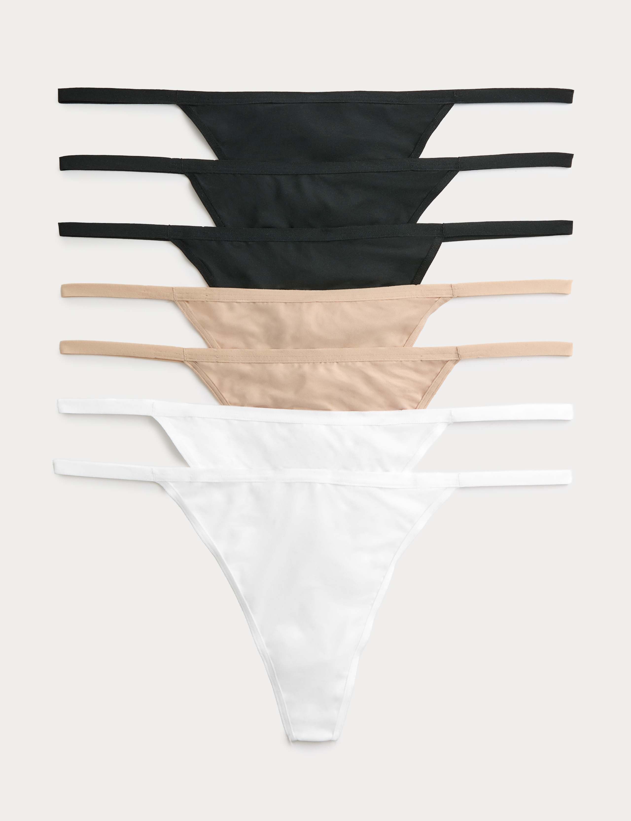 7 Pack Microfibre G-String Thongs 1 of 5