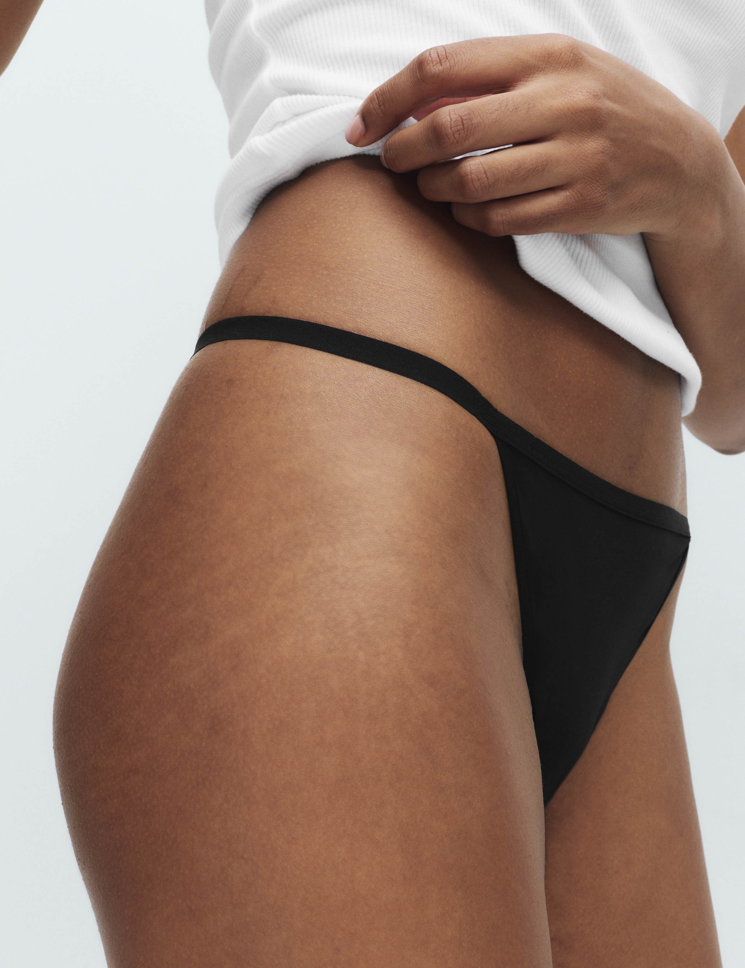 7 Pack Microfibre G-String Thongs 3 of 5