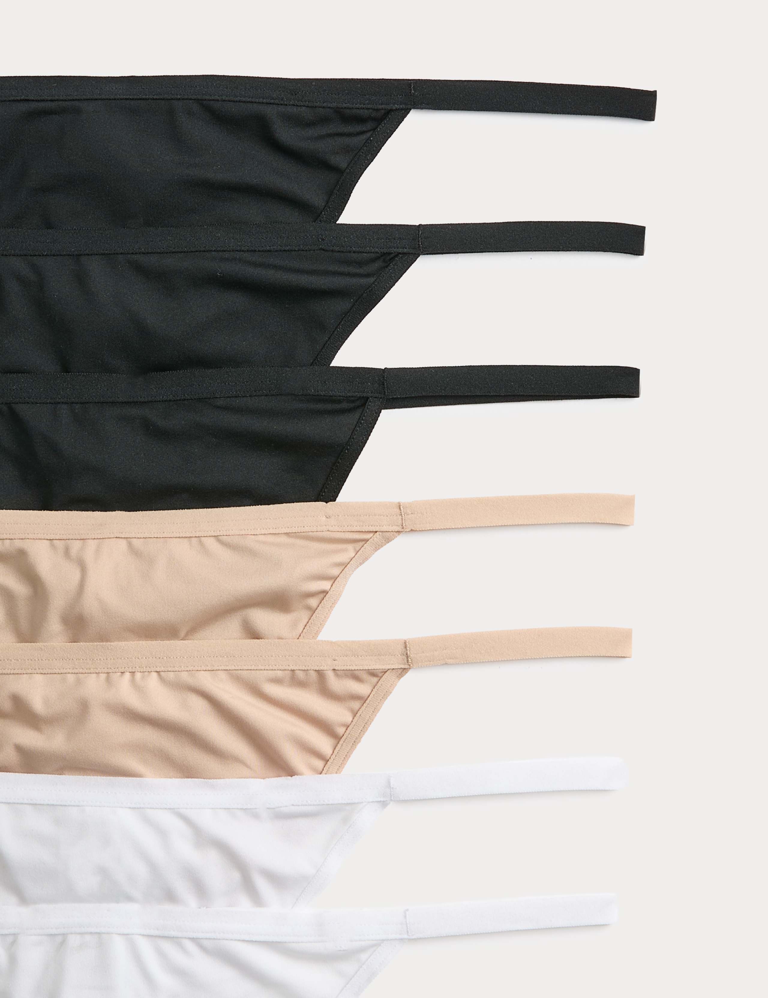 7 Pack Microfibre G-String Thongs 5 of 5