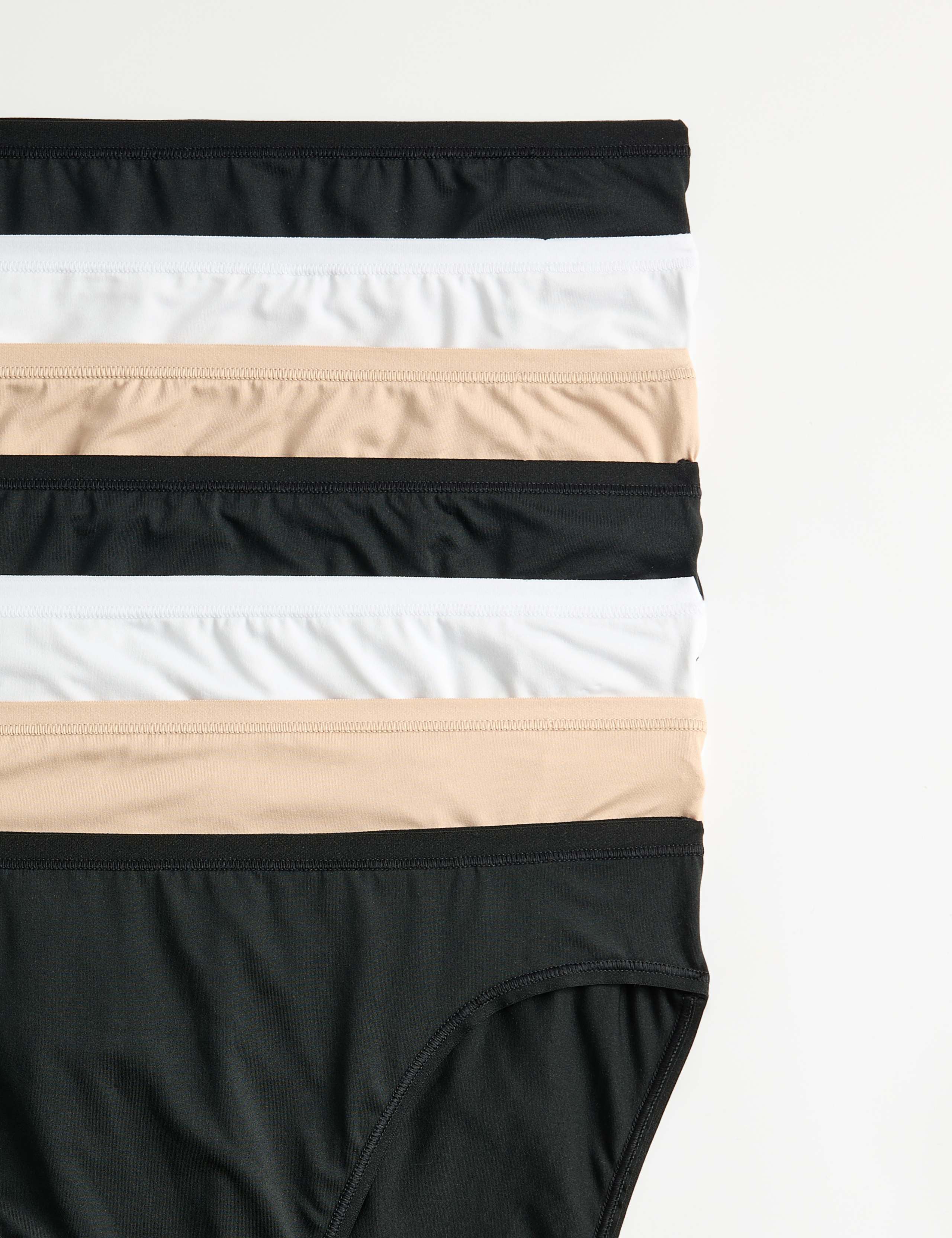 7 Pack Microfibre High Leg Knickers 4 of 4