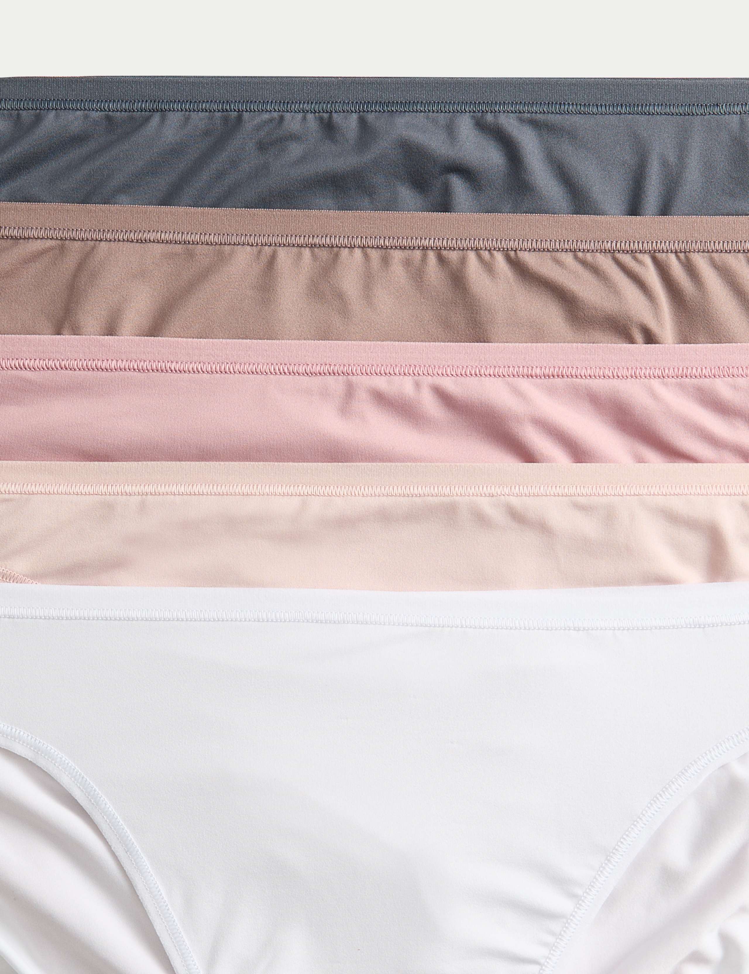 5pk Microfibre High Leg Knickers 5 of 5