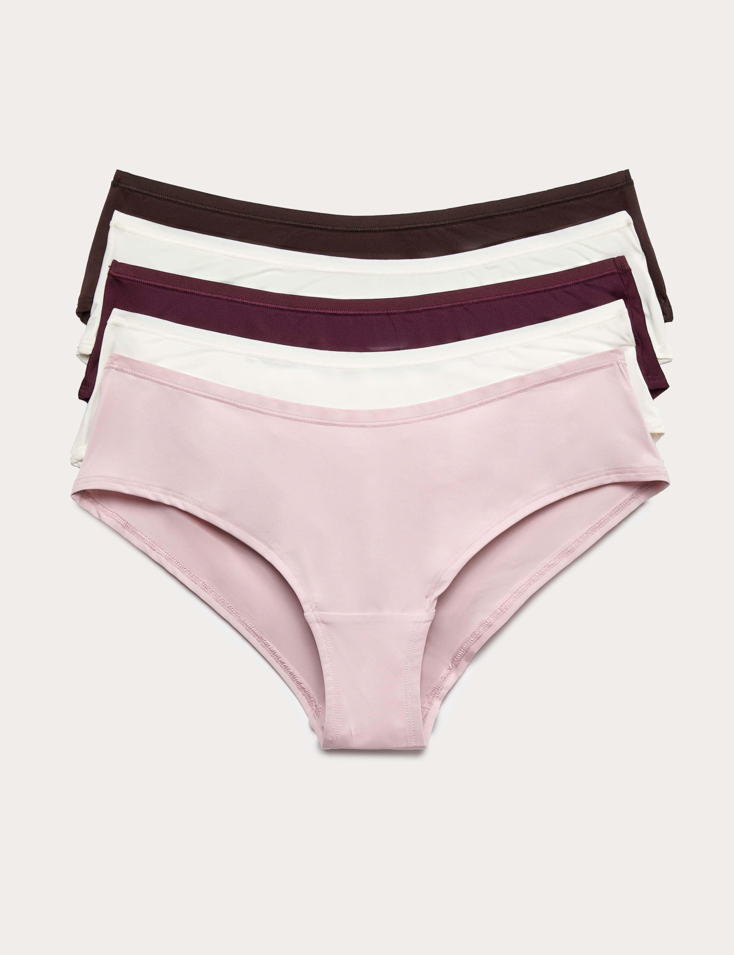 5 Pack Microfibre Hipster Knickers 1 of 5