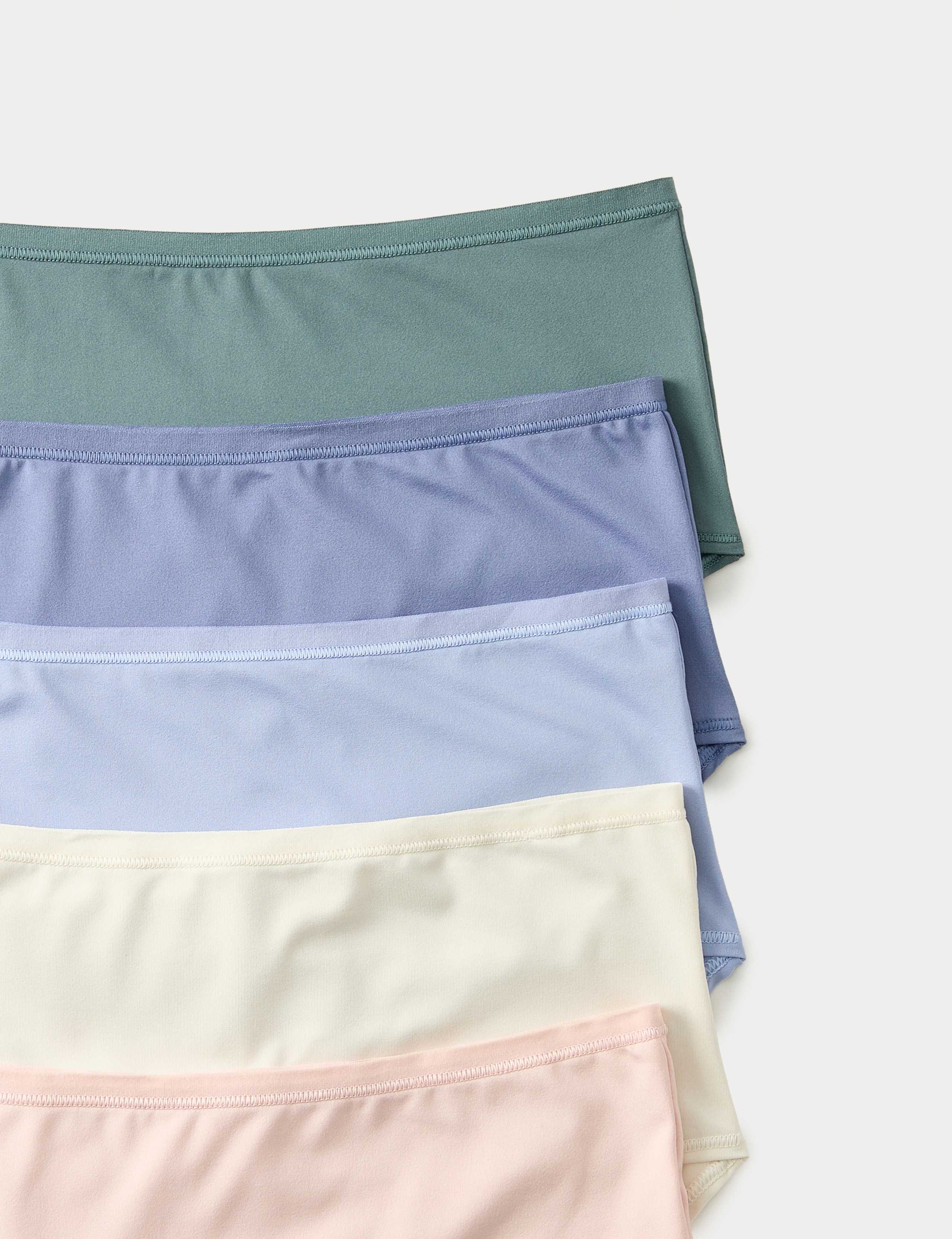 5pk Microfibre Low Rise Shorts 5 of 5