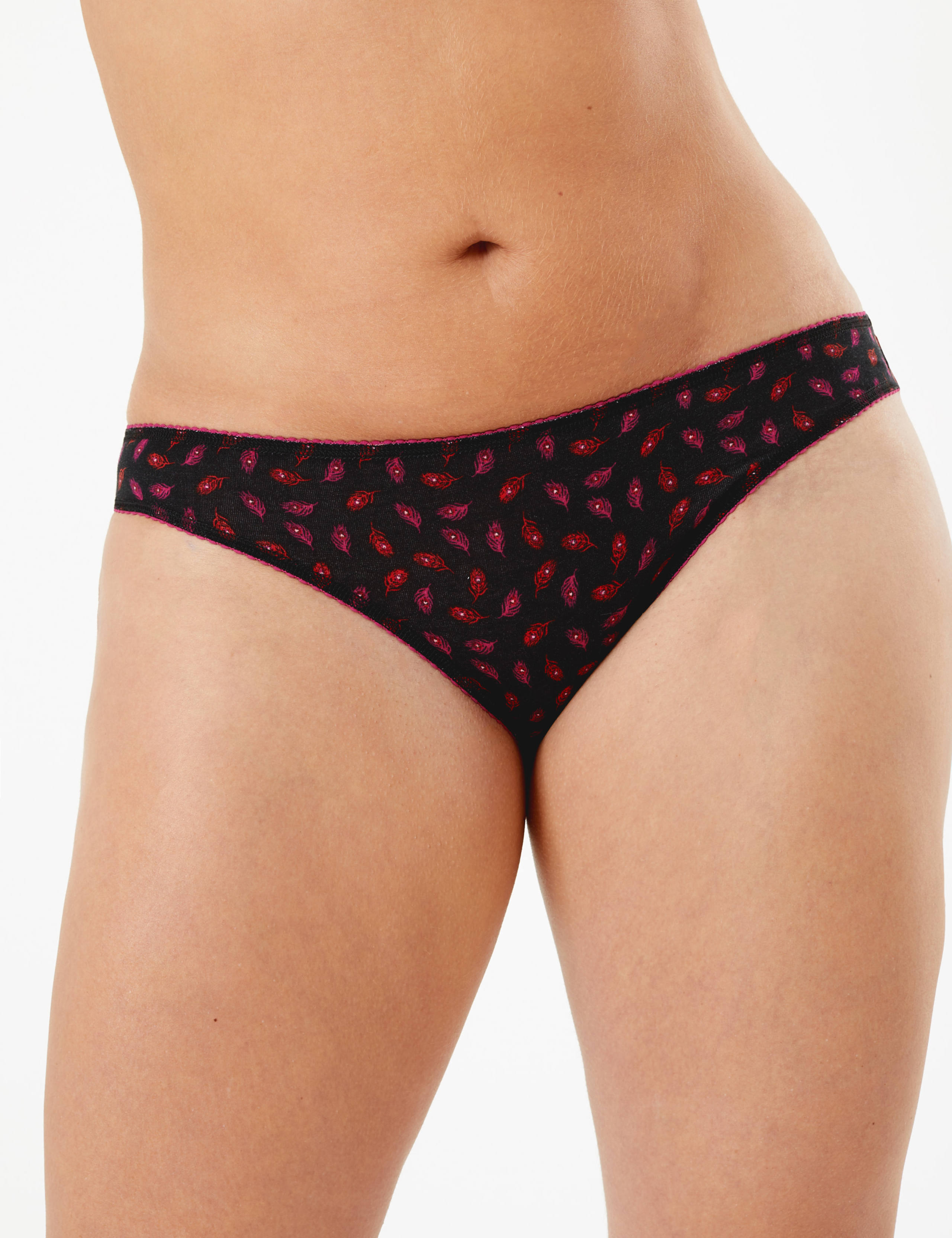 5 Pack Cotton Lycra Bikini Briefs 2 of 4