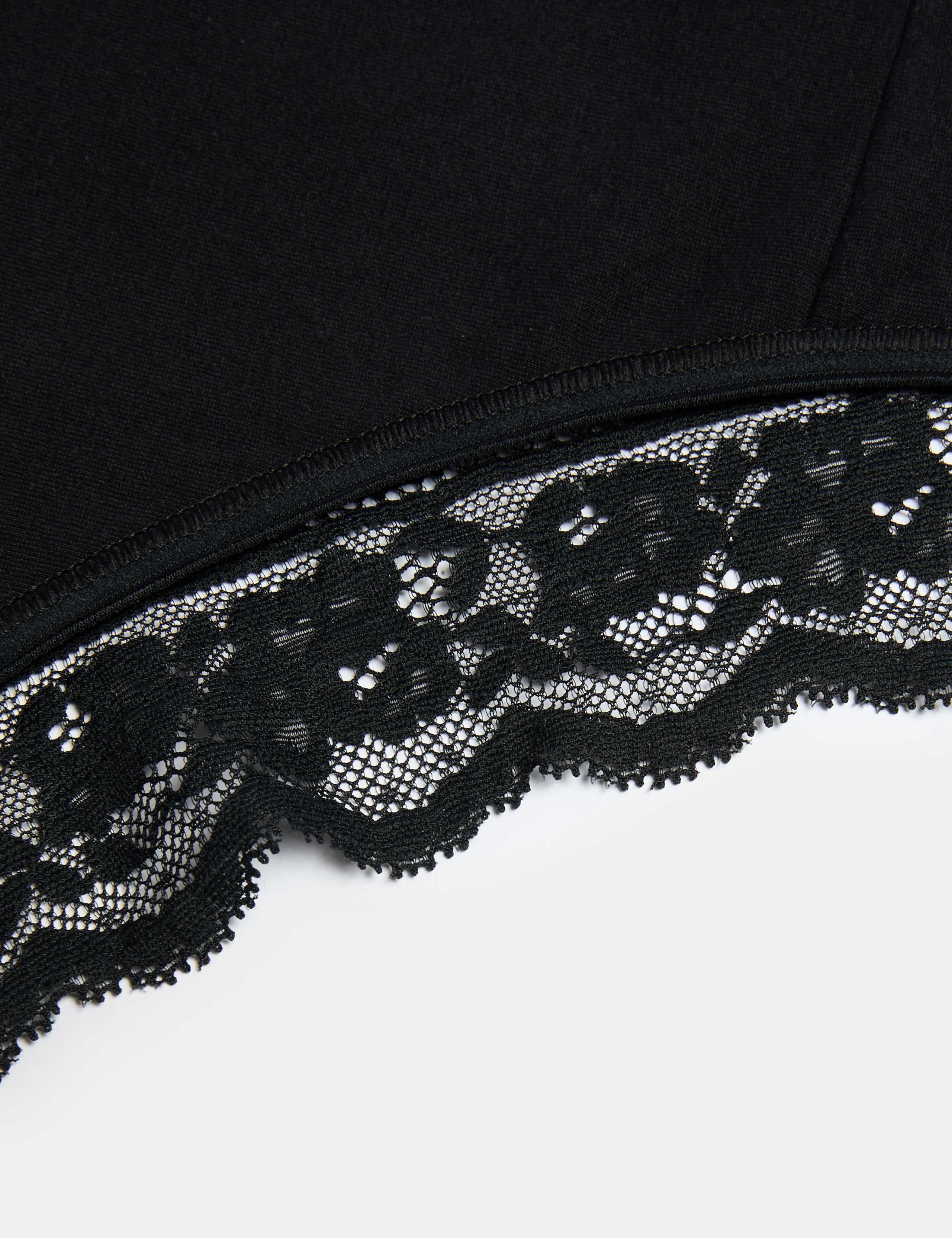 5pk Cotton & Lace High Waisted Brazilian Knickers 5 of 5