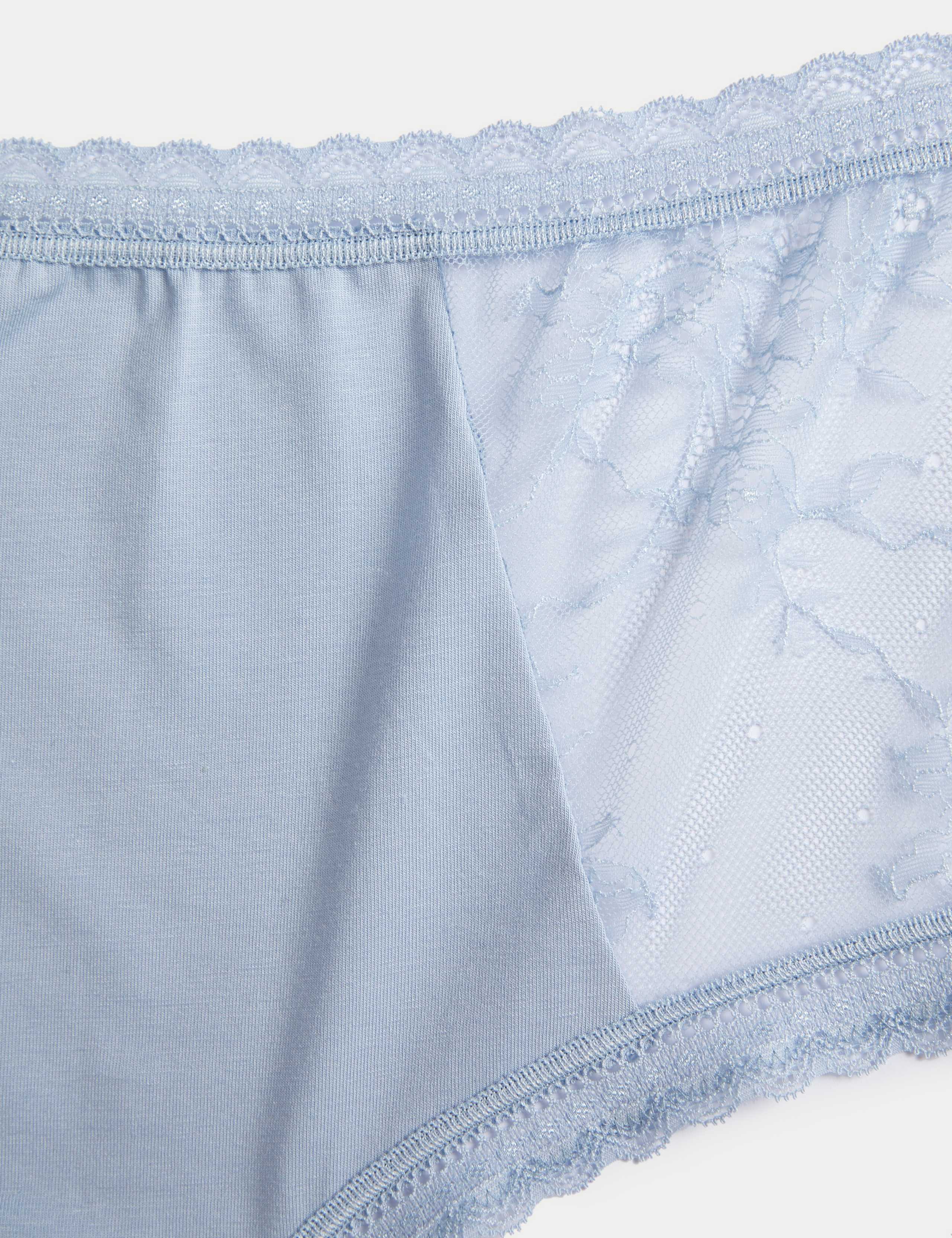 4pk Modal & Lace Full Briefs 5 of 5
