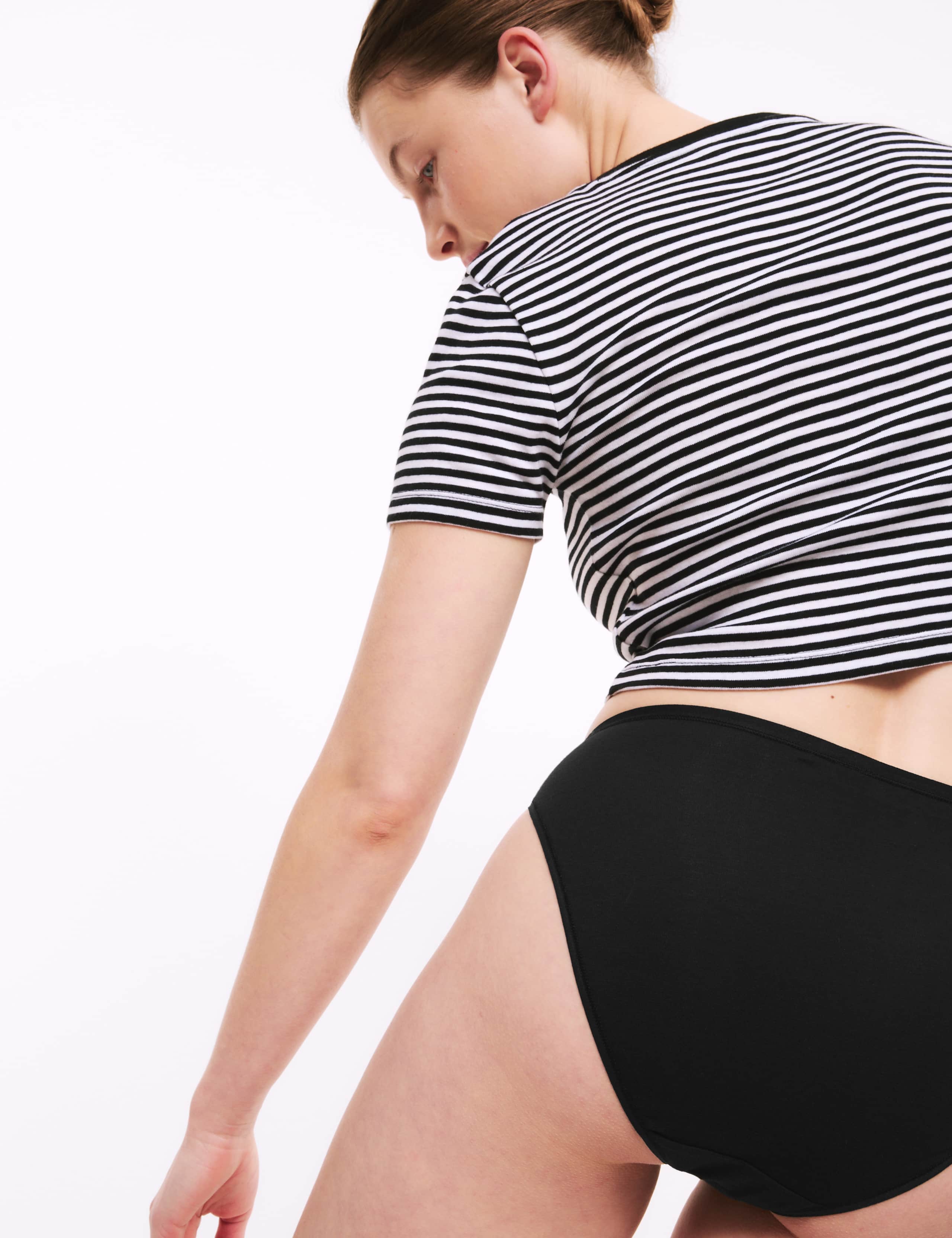 5pk Cotton Modal High Leg Knickers 2 of 5