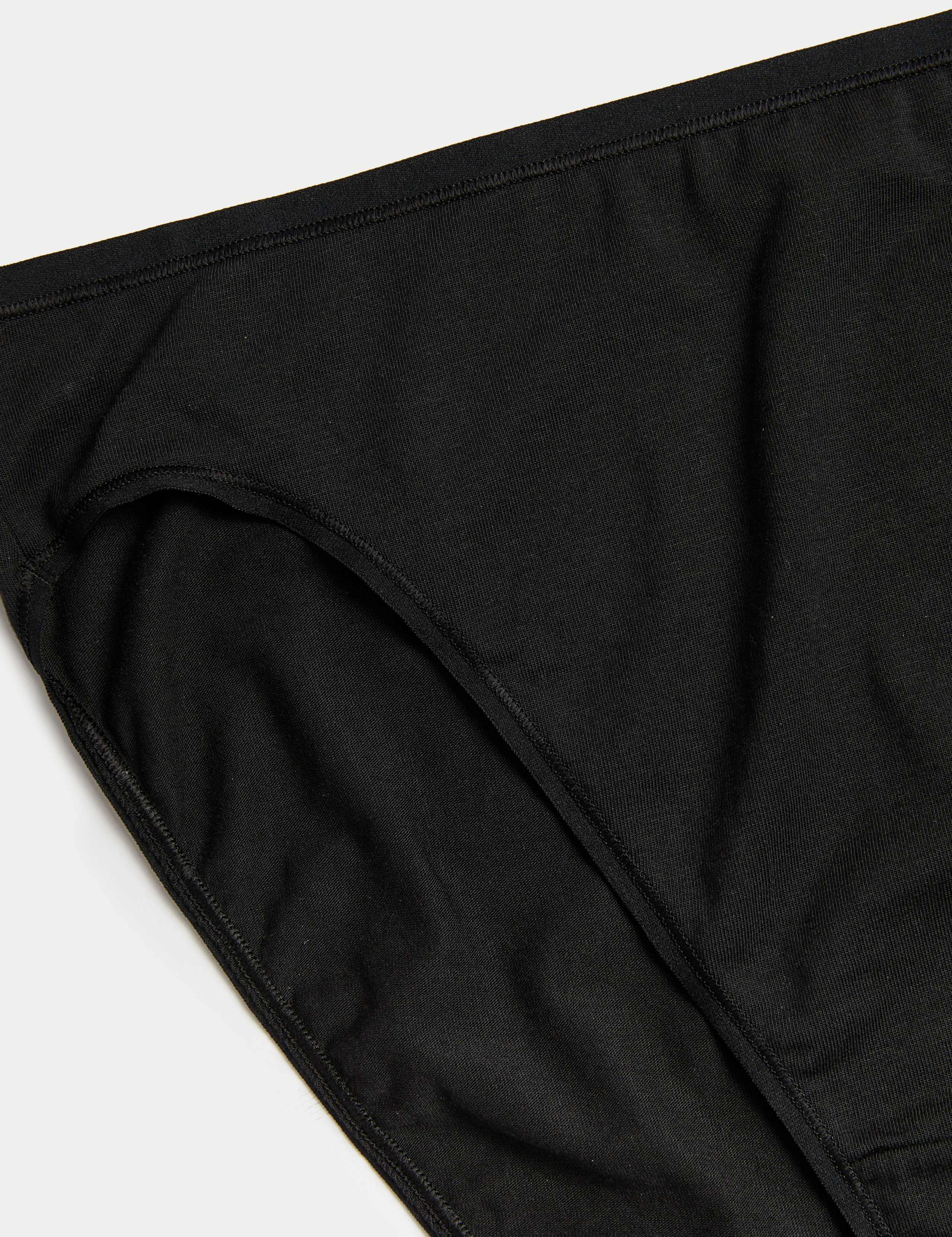 5 Pack Cotton Modal High Waisted High Leg Knickers 2 of 2