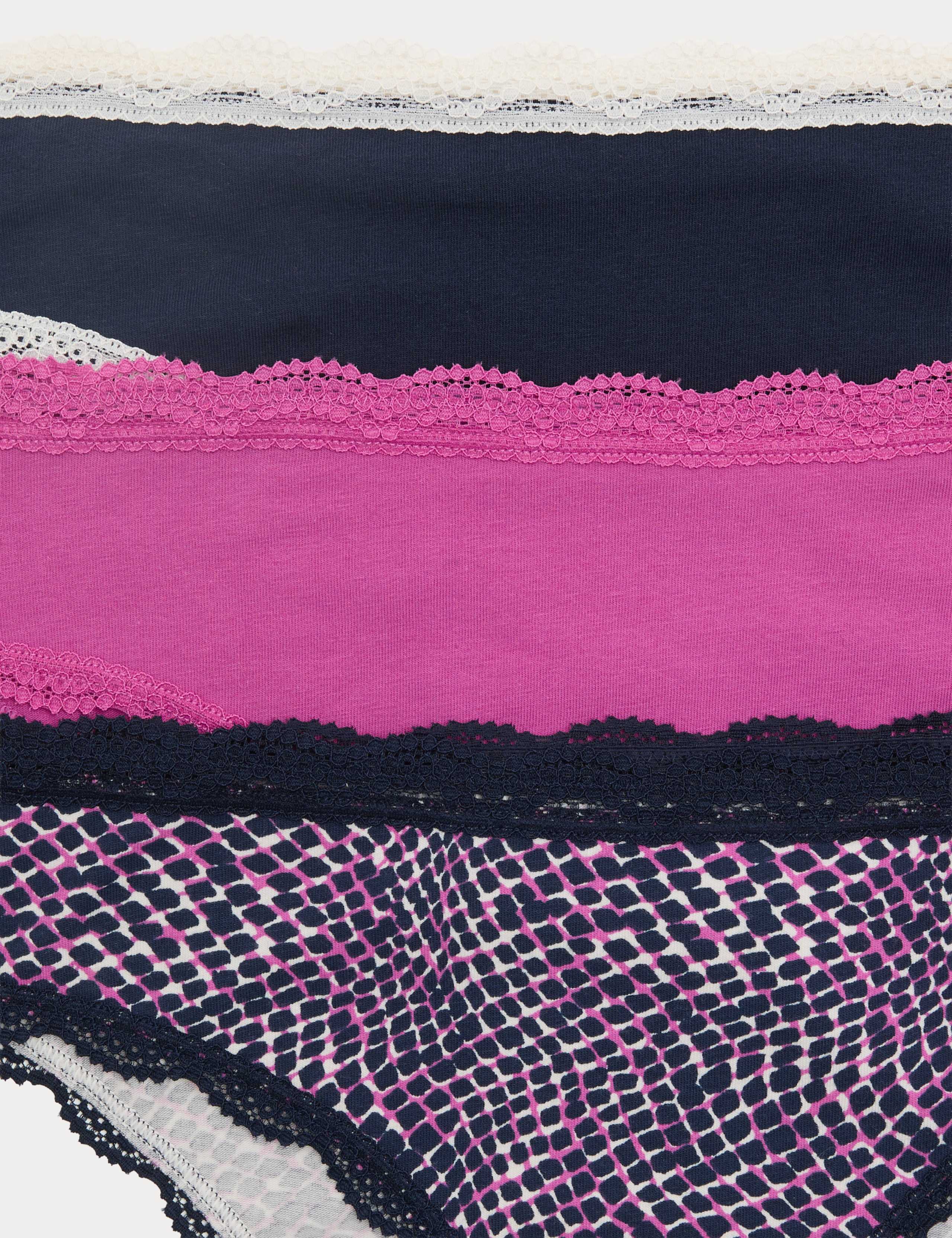 3pk Cotton Rich Brazilian Knickers 5 of 5