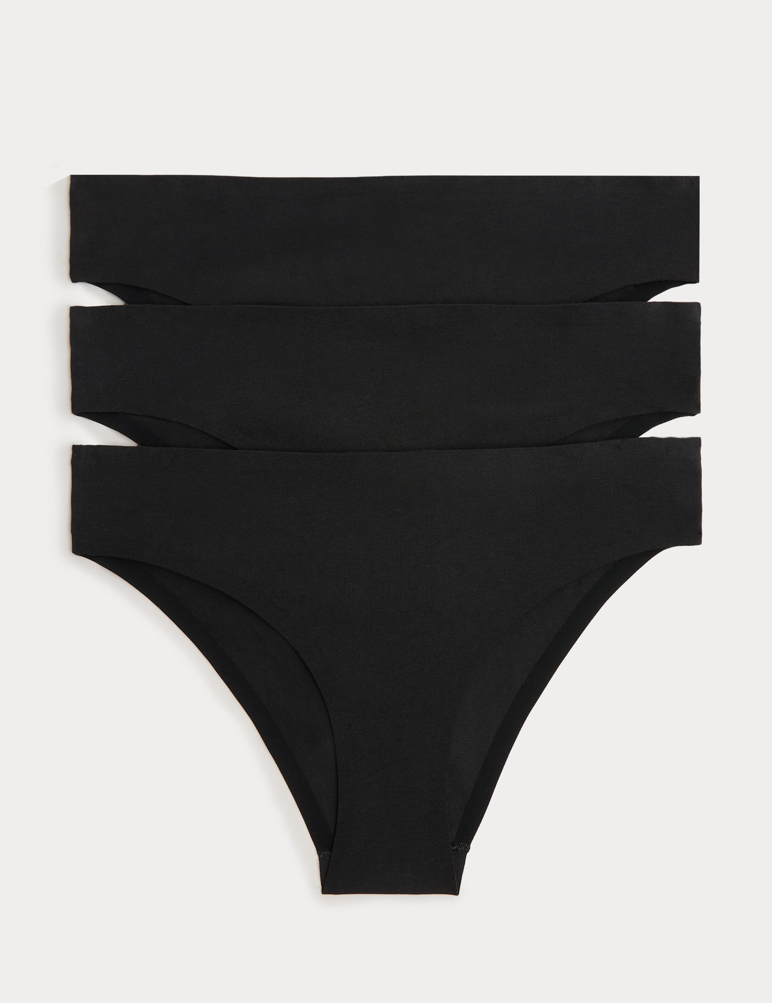 3pk Cool Comfort™ Cotton No VPL Brazilian Knickers 1 of 5