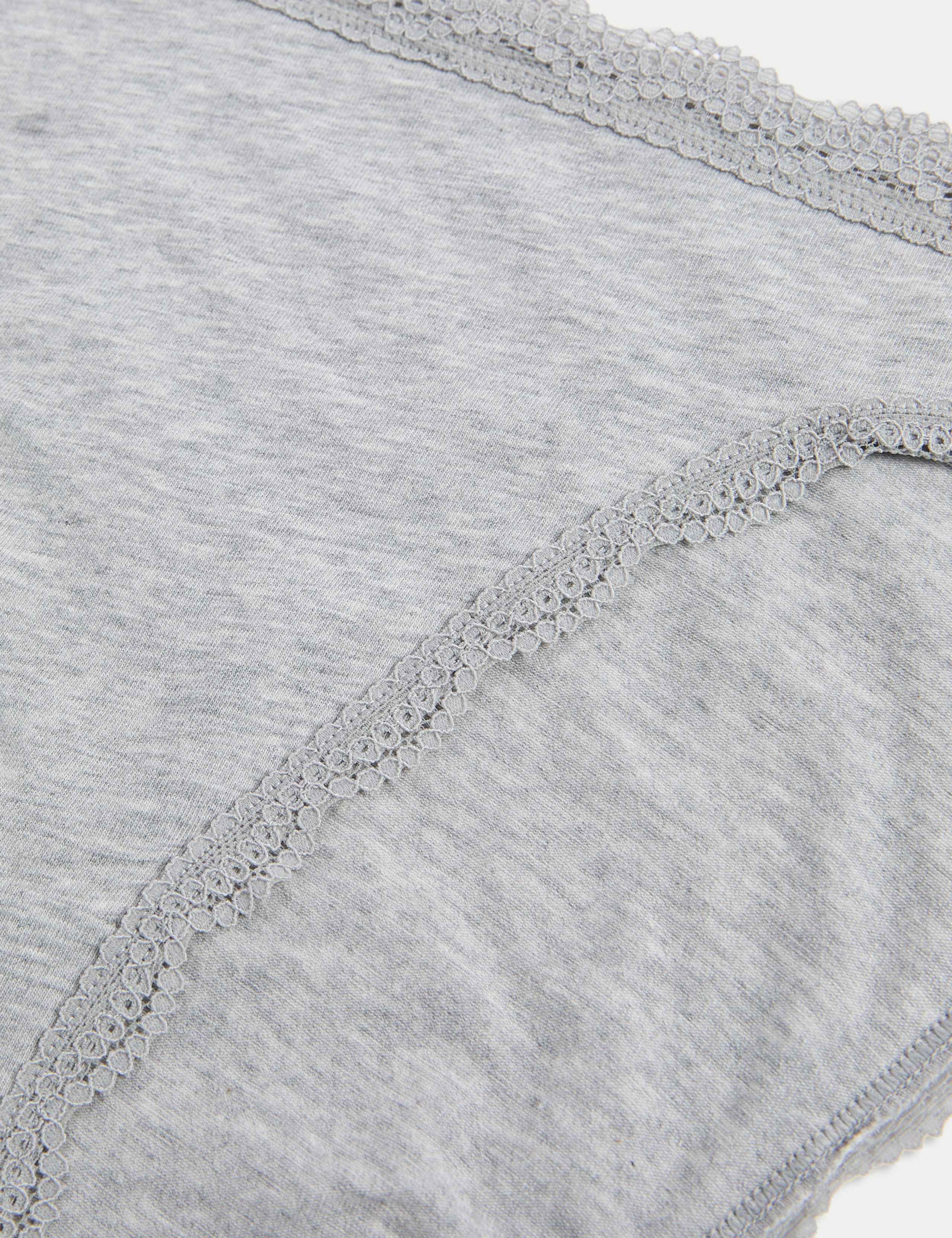 3pk Cotton Rich High Leg Knickers 5 of 5