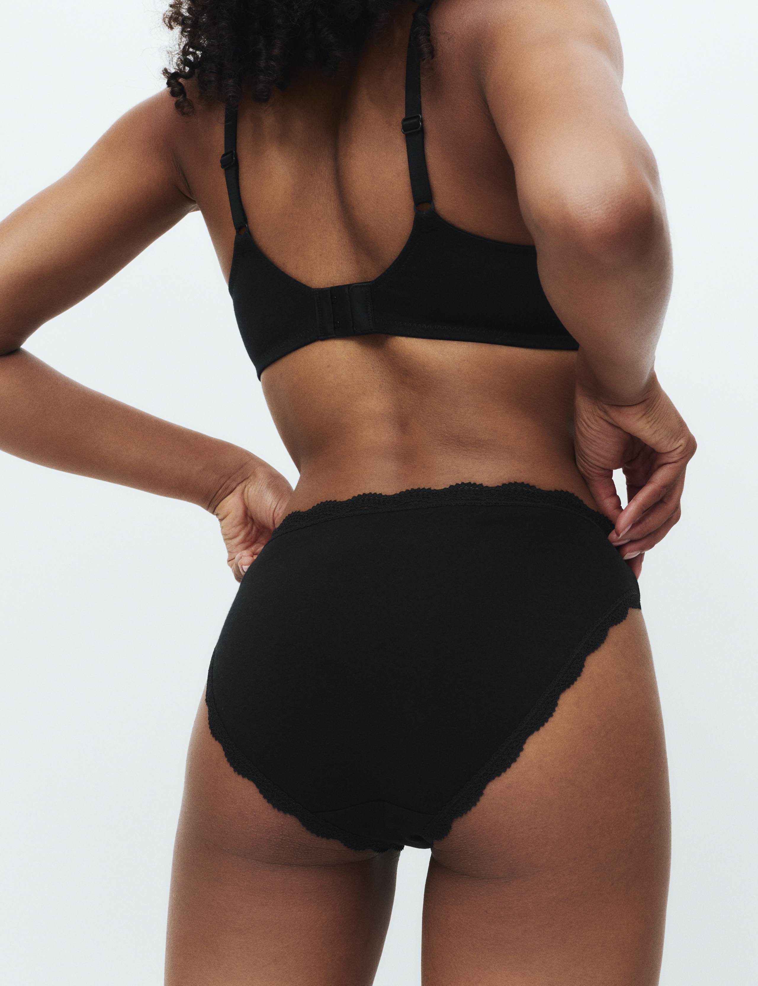 3 pack Cotton Rich High Leg Knickers 4 of 6