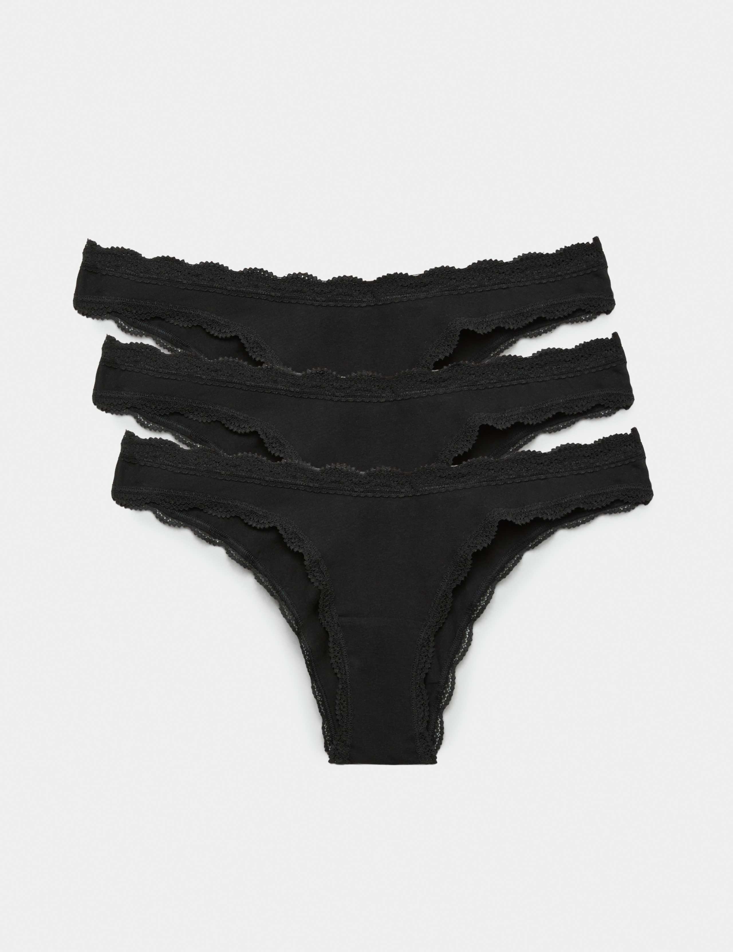 3 Pack Cotton Rich Dipped Miami Knickers 1 of 5