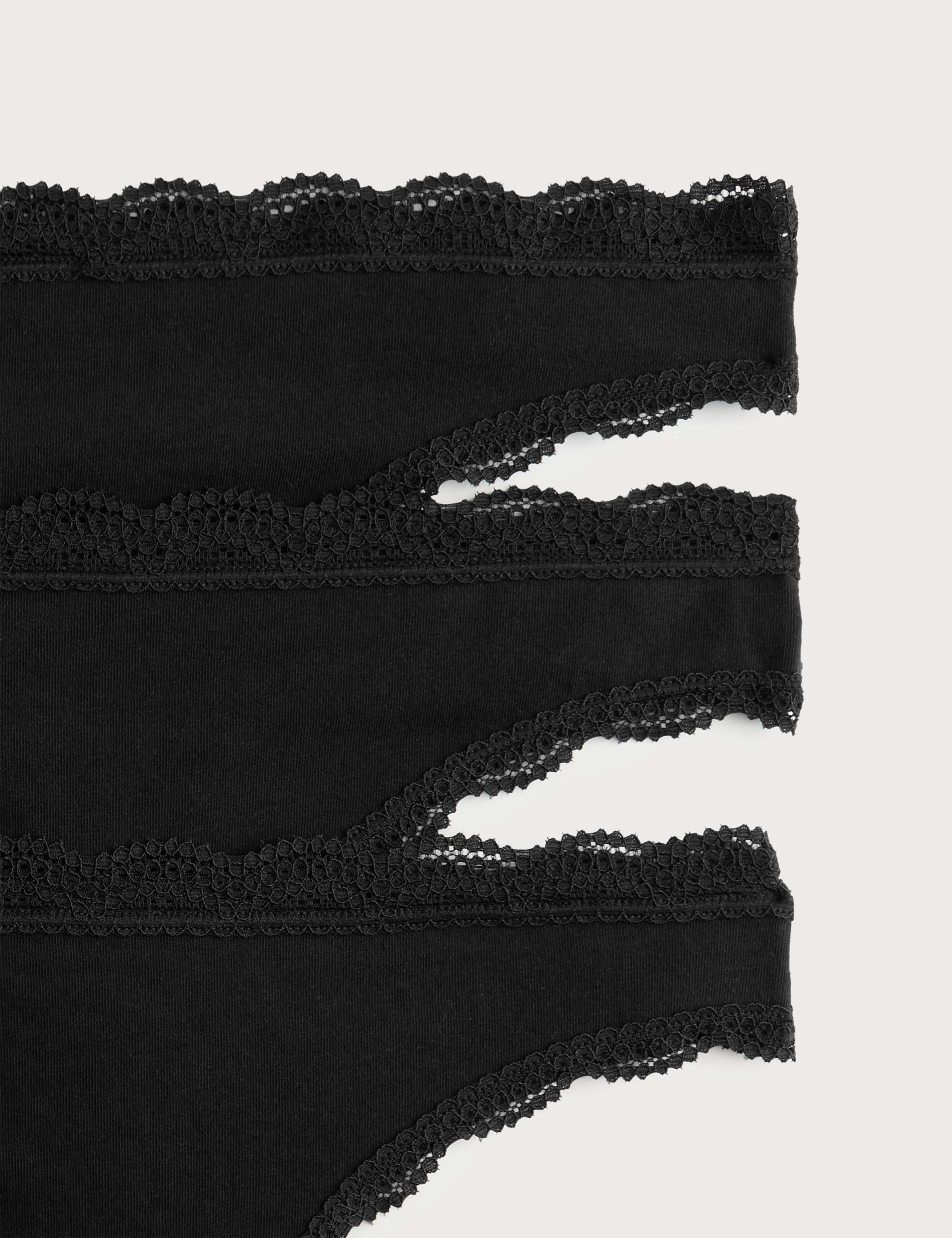 3 pack Cotton Rich Thongs 6 of 6
